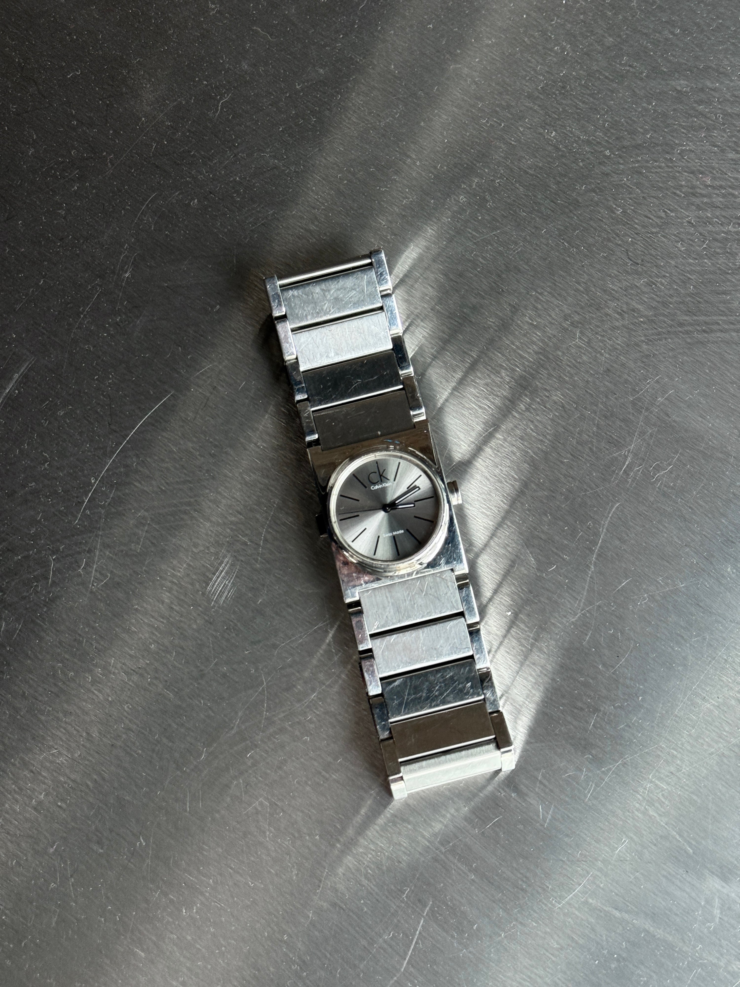 Vintage 2000s Calvin Klein "Epitome" Stainless Steel Quartz Watch