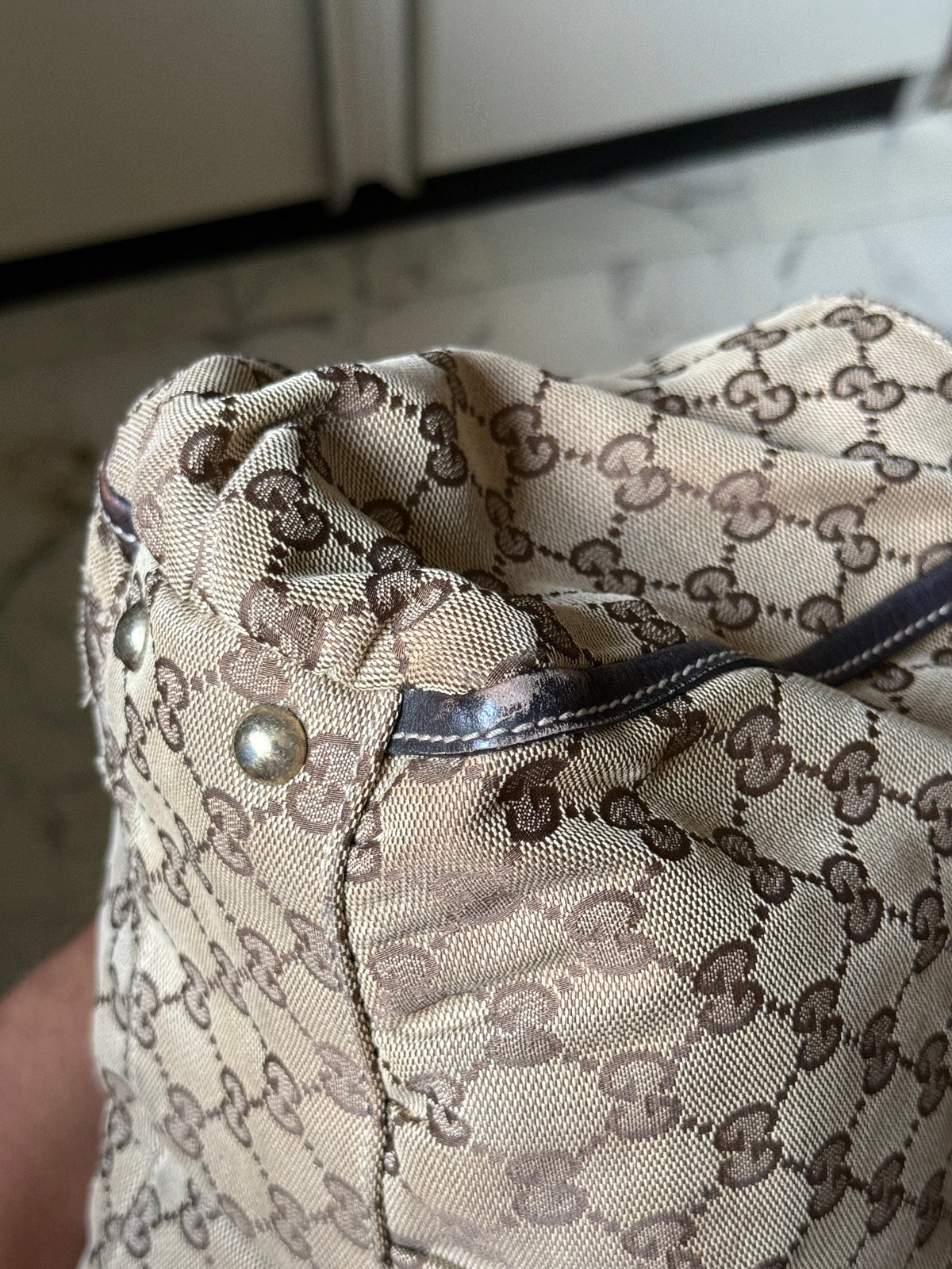 Gucci GG Canvas Abbey D-Ring Tote Bag