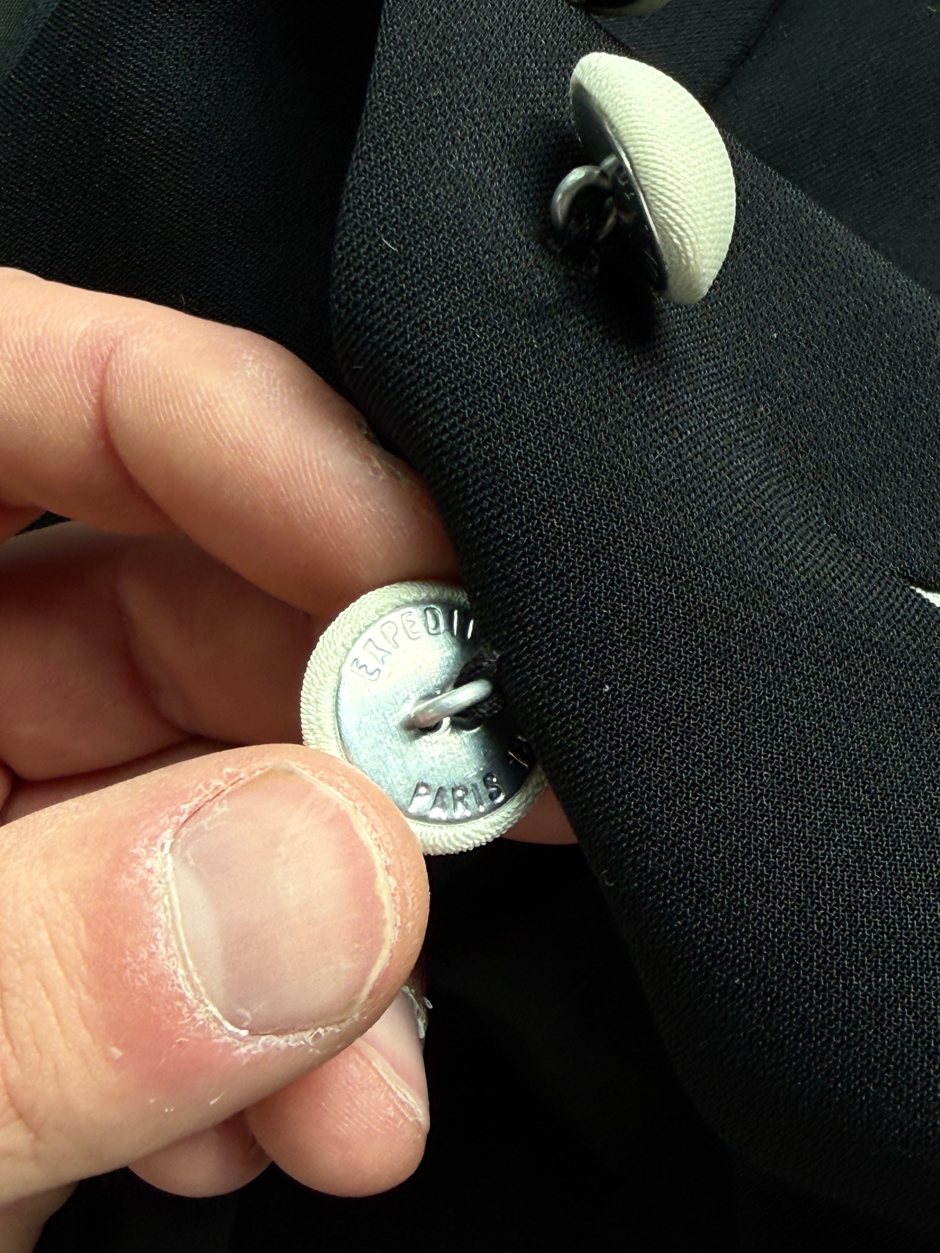 Vintage Equivoque Paris Blazer White / Black - S