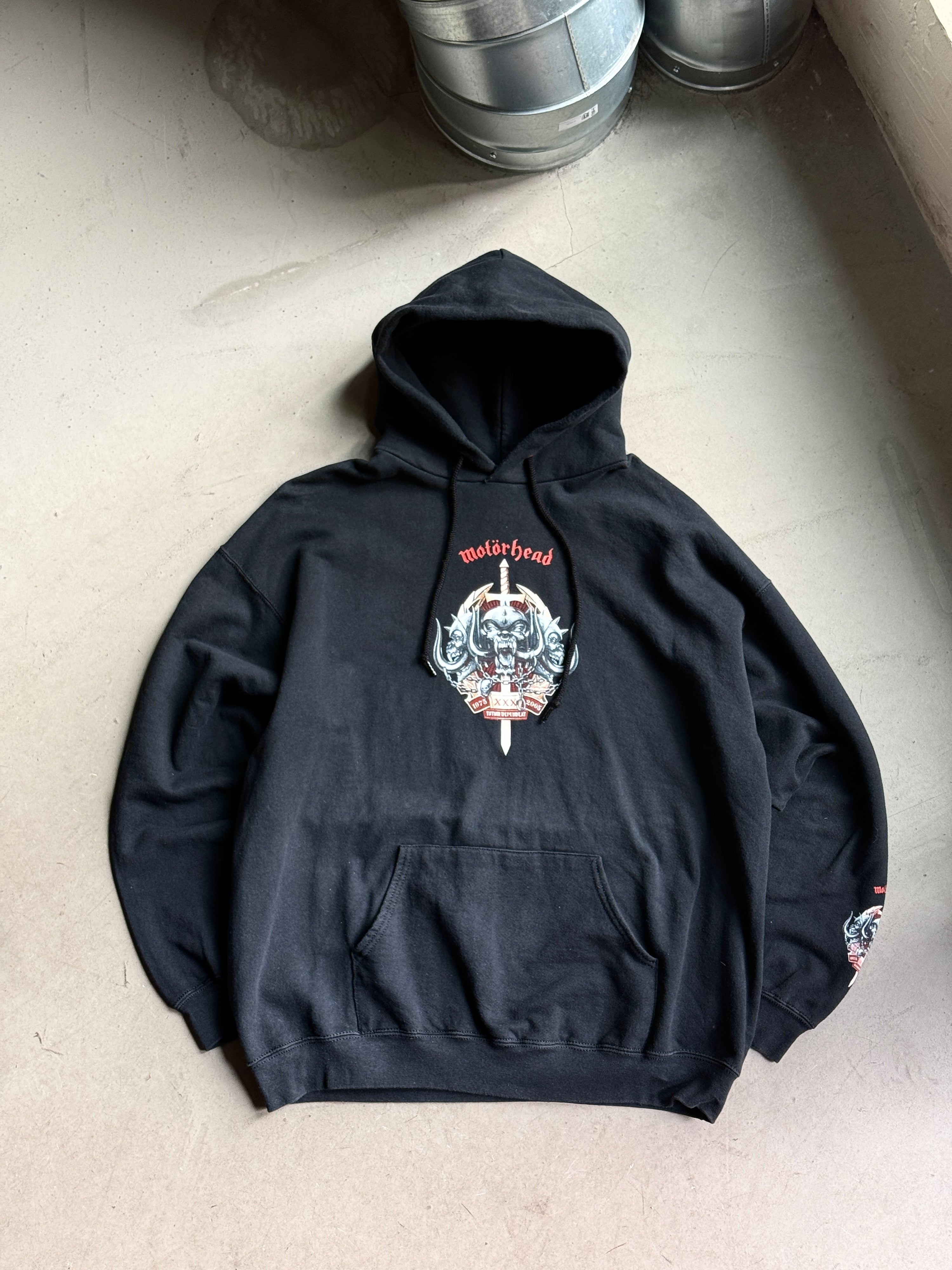 Vintage 2005 Motörhead "Totum Dependeat" Hoodie Black - XL