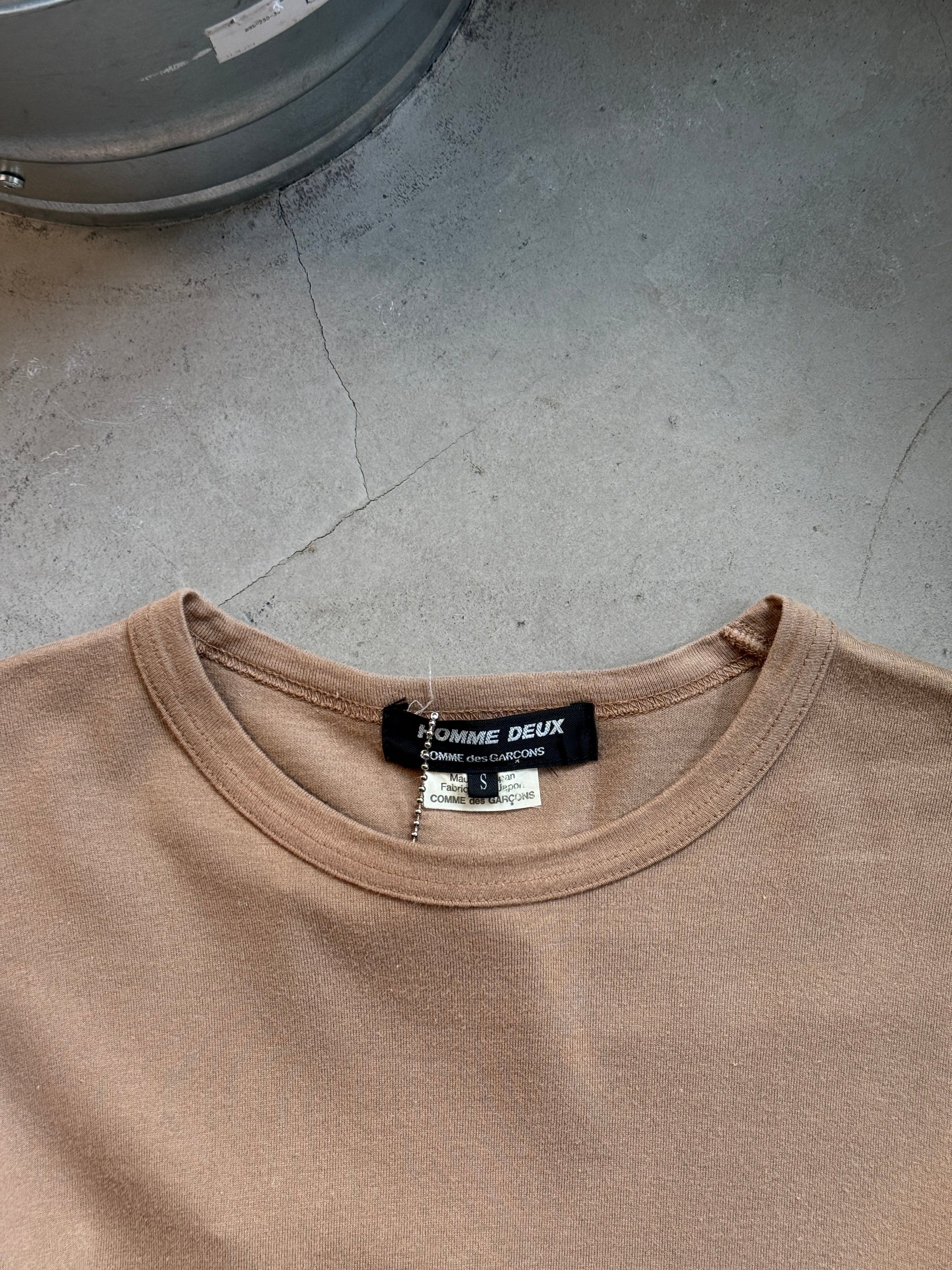 AD2023 Comme des Garçons Homme Deux “Puzzle” Longsleeve Beige - S