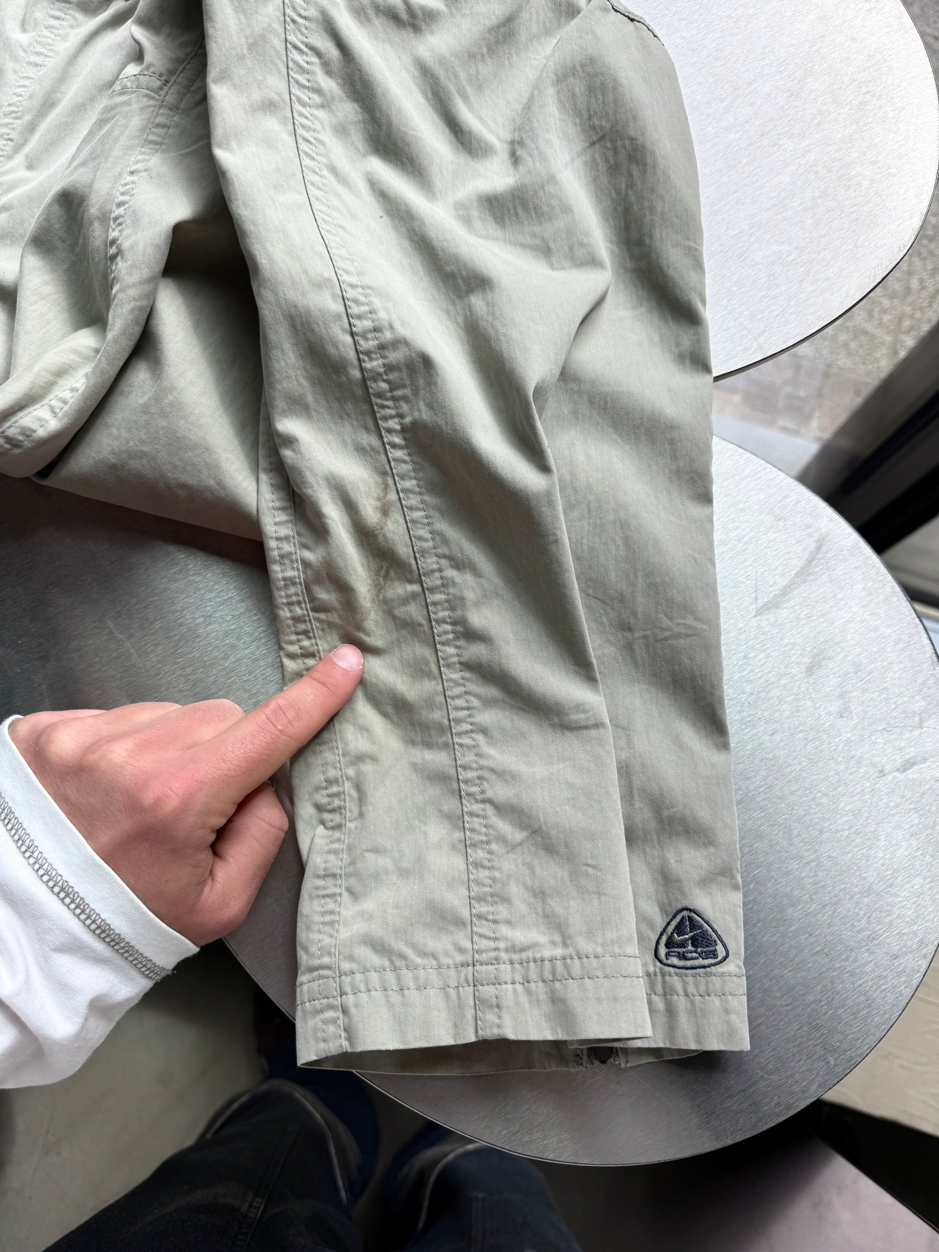 Vintage Nike ACG Lightweight Pants Tan - S
