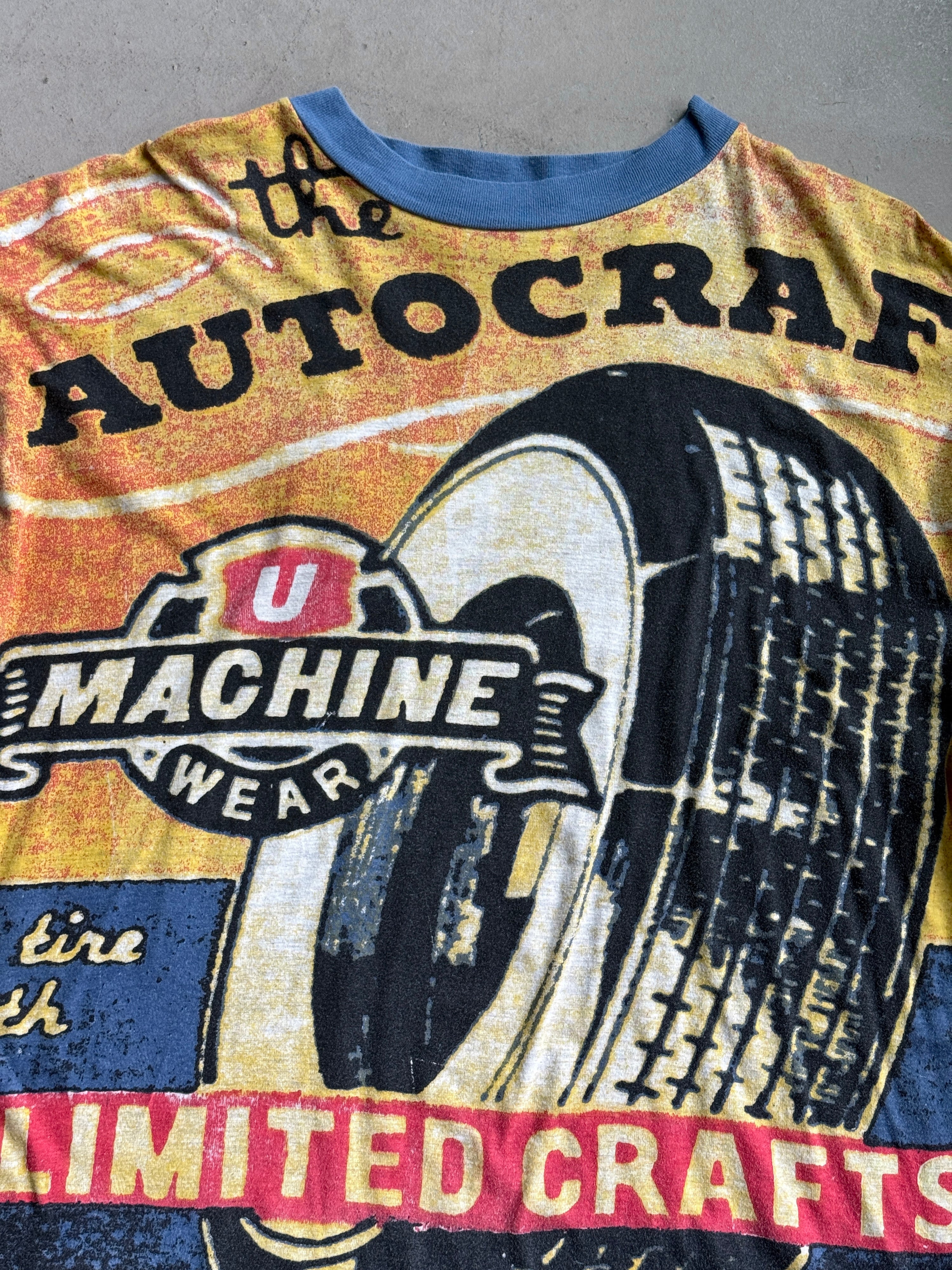 Vintage 1990s Rocky AOP “Autocraft” Tee - XL