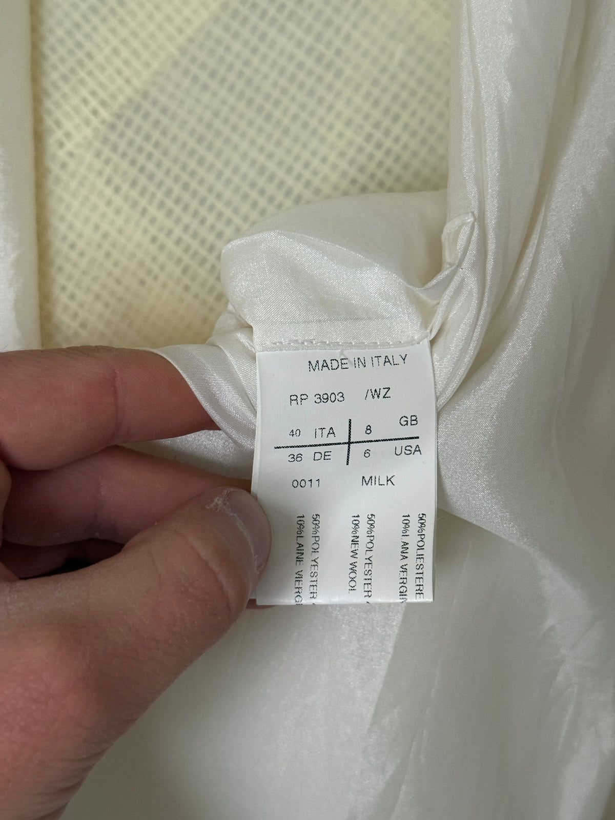 2000s Rick Owens Silk Blend Asymetrical Drape Blazer Coat White - XS