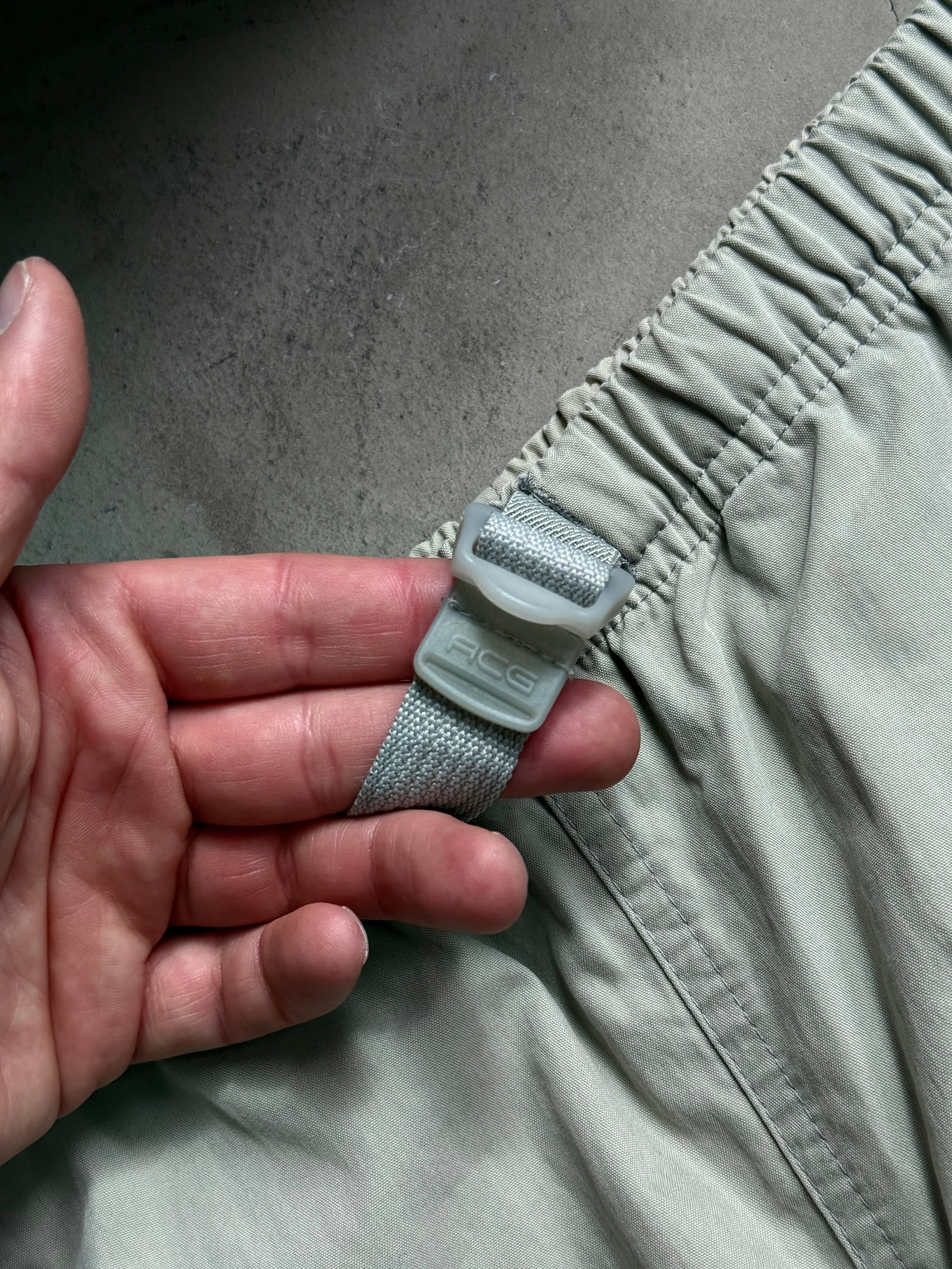Vintage Nike ACG Lightweight Pants Tan - S