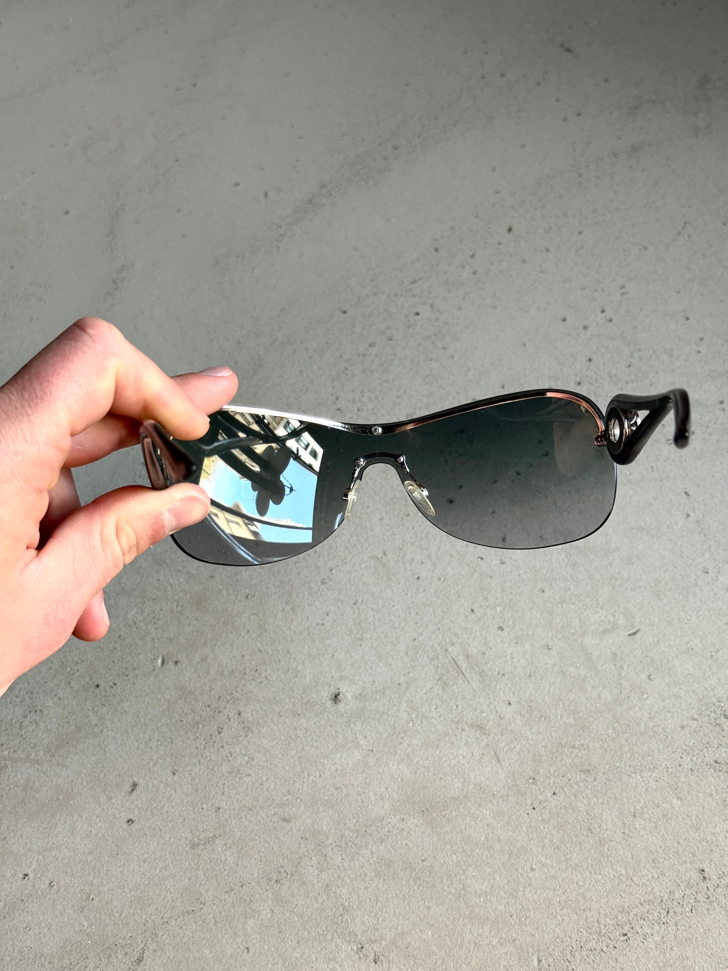 Vintage Dior Volute 3 Shield Sunglasses