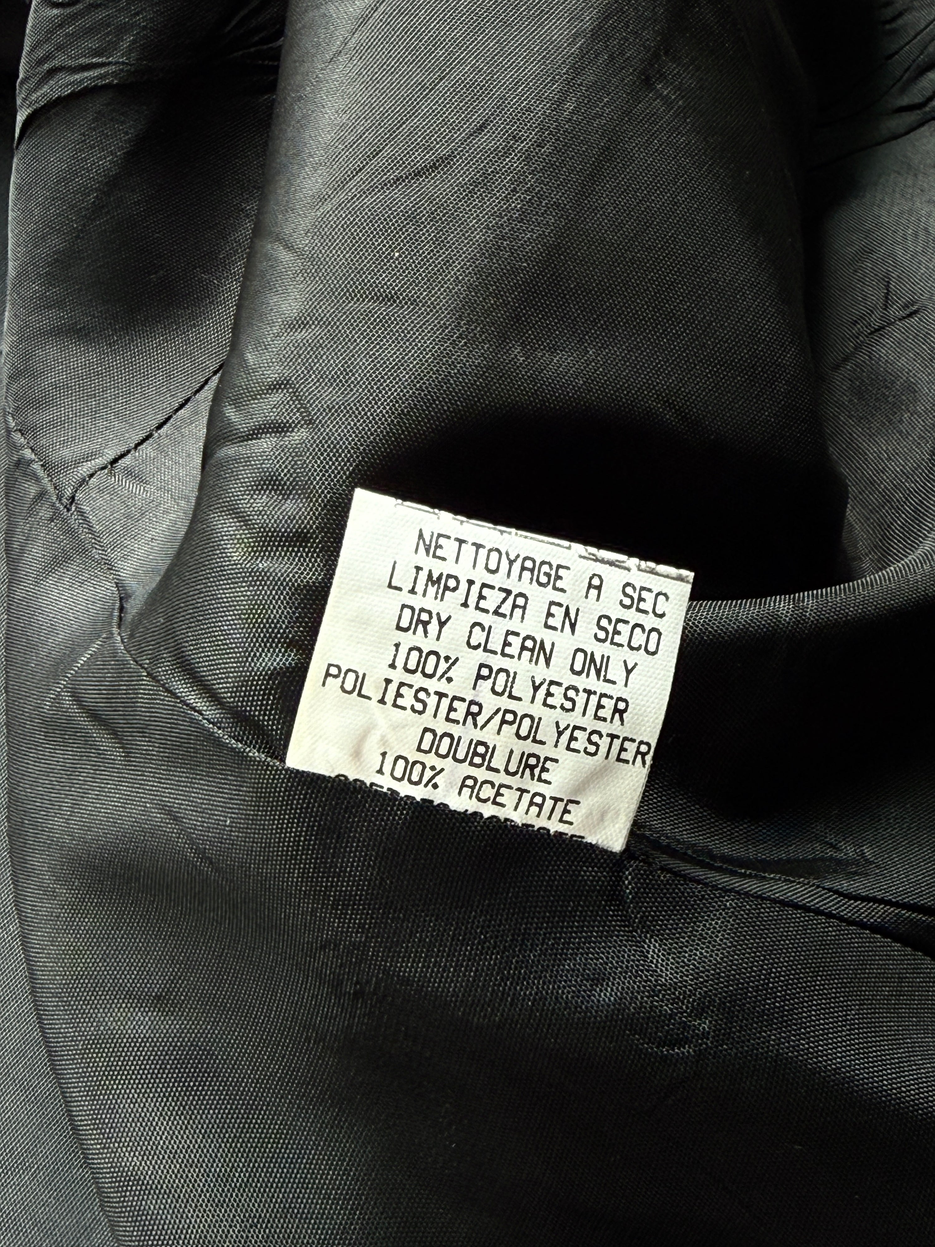 Vintage Equivoque Paris Blazer White / Black - S