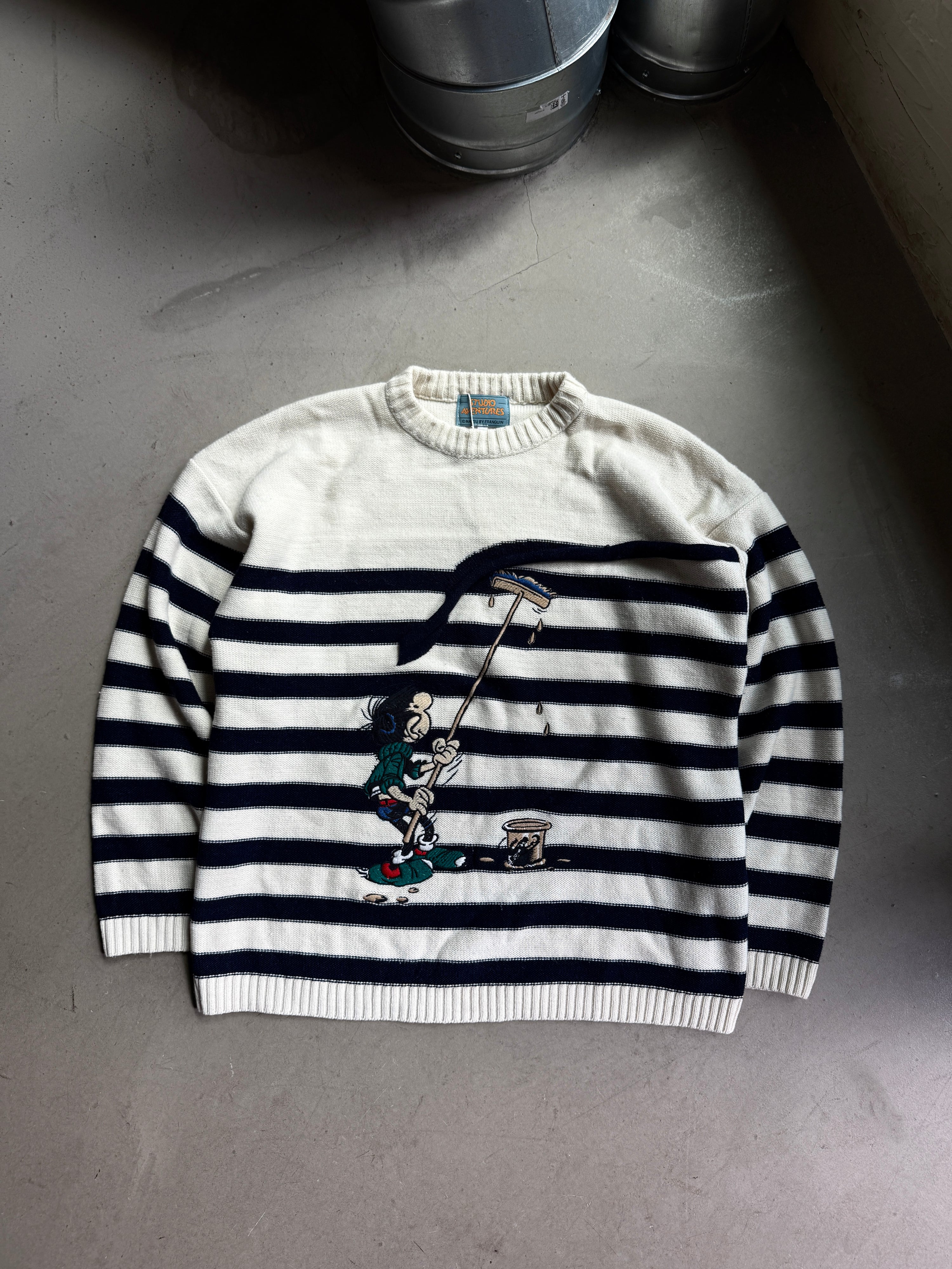 Vintage 1990s Gaston La Gaffe Striped Knit