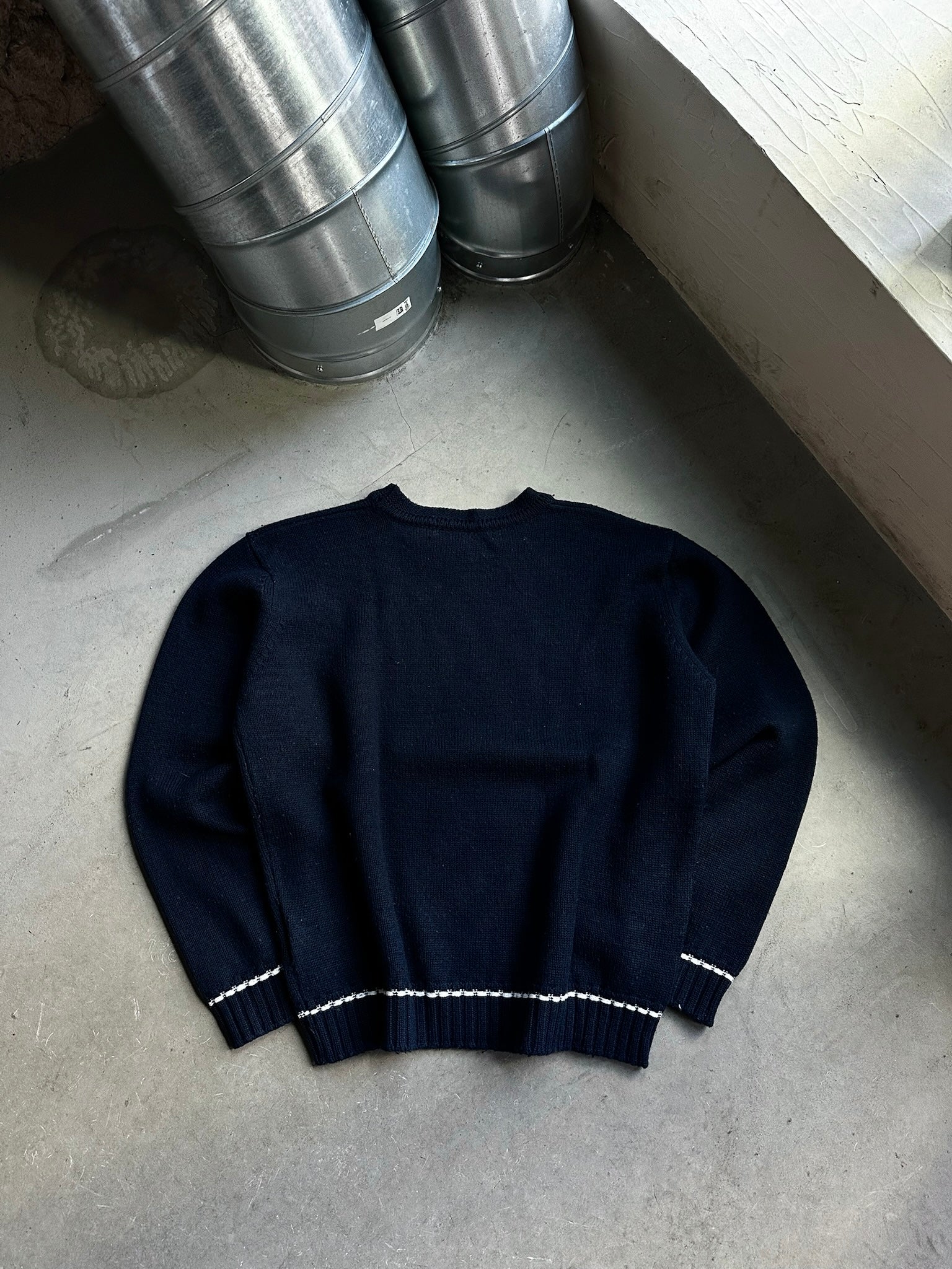 2000s Diesel Cropped Knit Navy - L