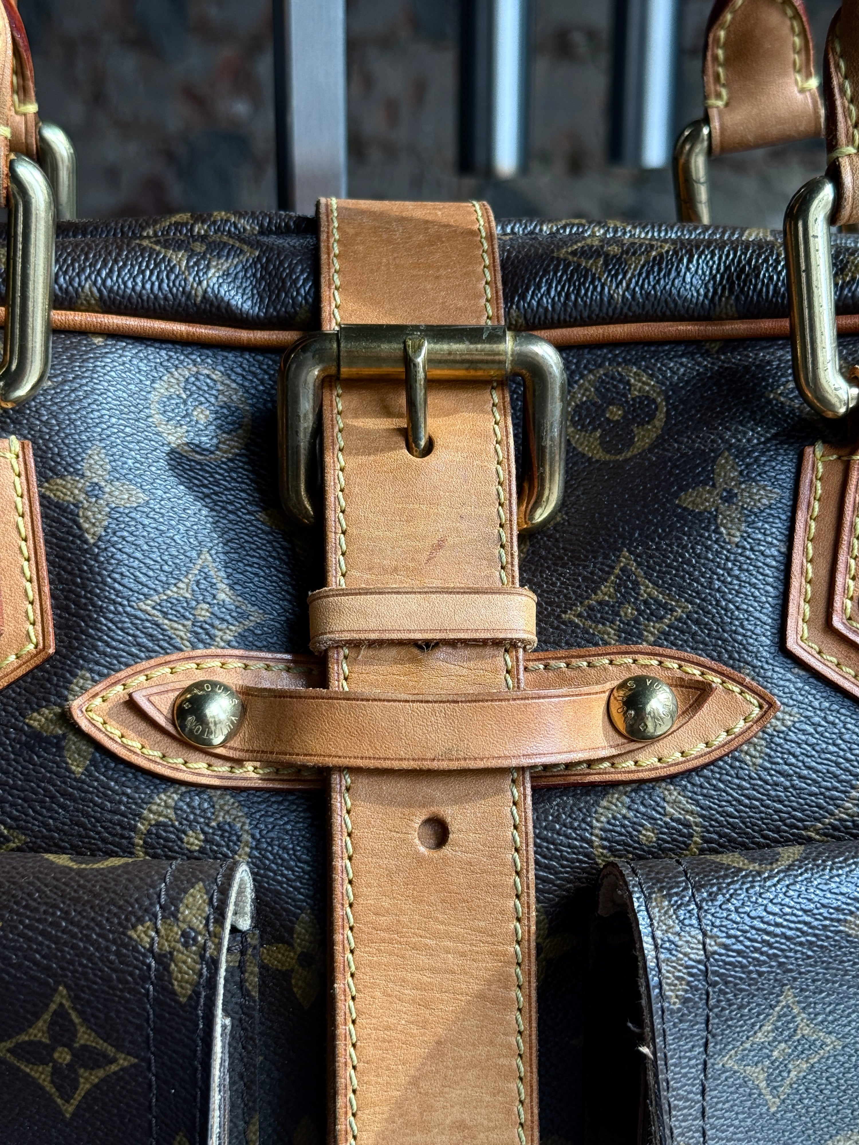 2009 Louis Vuitton Manhattan GM Bag Brown (FL0069)