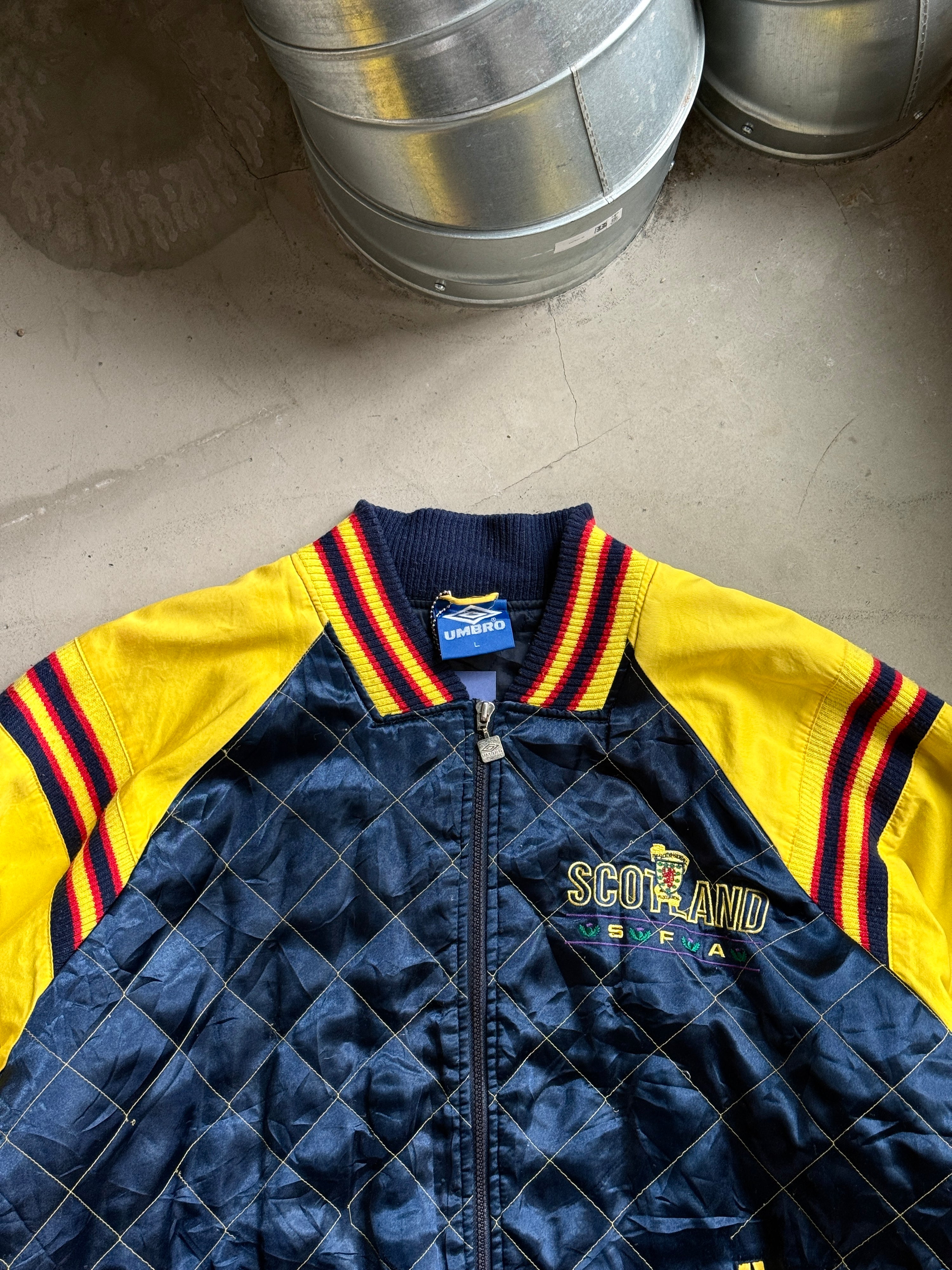 1994/96 Scotland Football Umbro Padded Jacket Navy - XXL