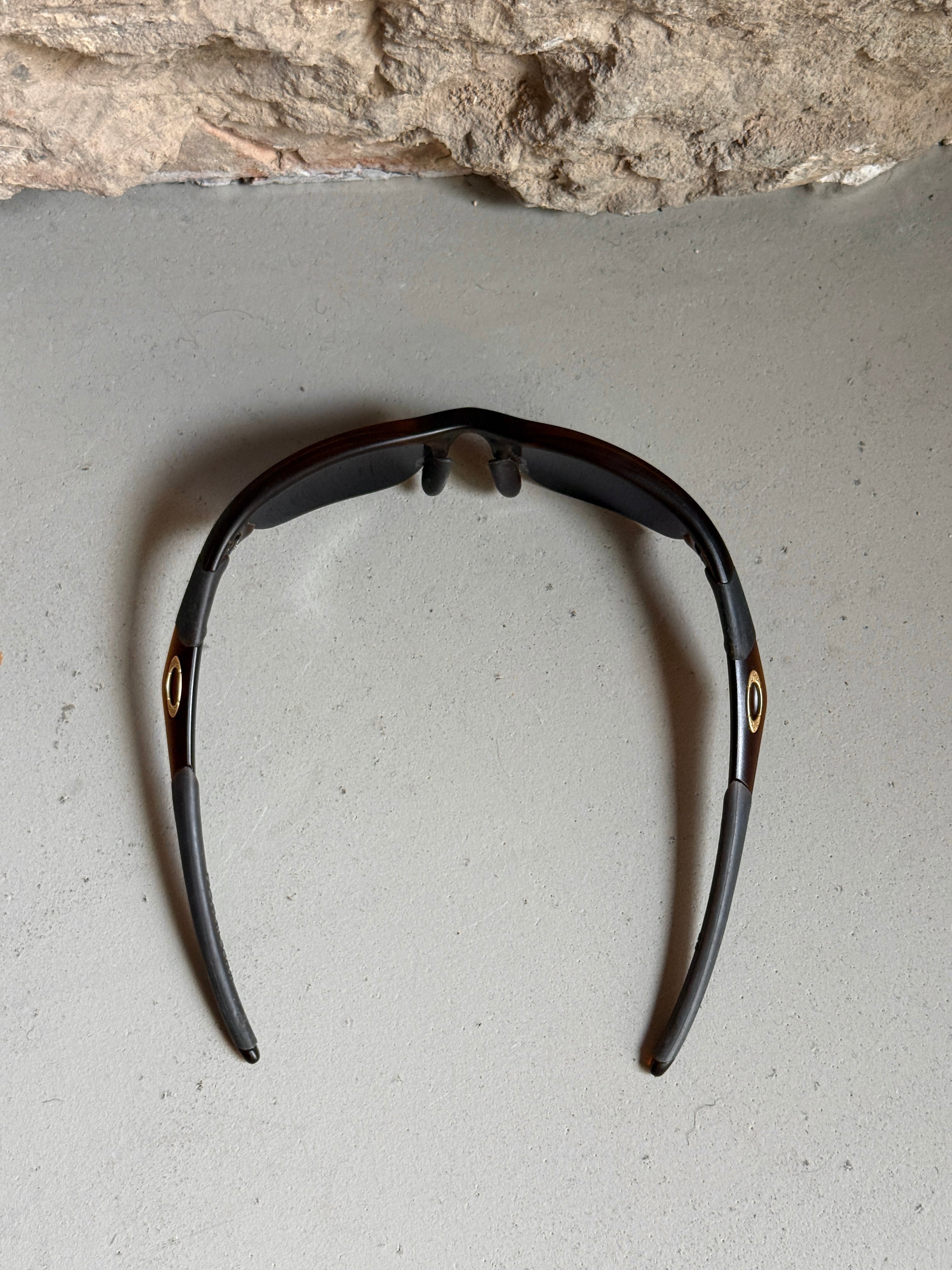 Vintage Oakley Half Jacket Sunglasses Brown