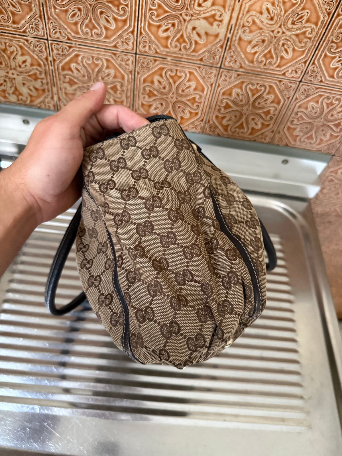 Gucci GG Canvas Abbey D-Ring Tote Bag