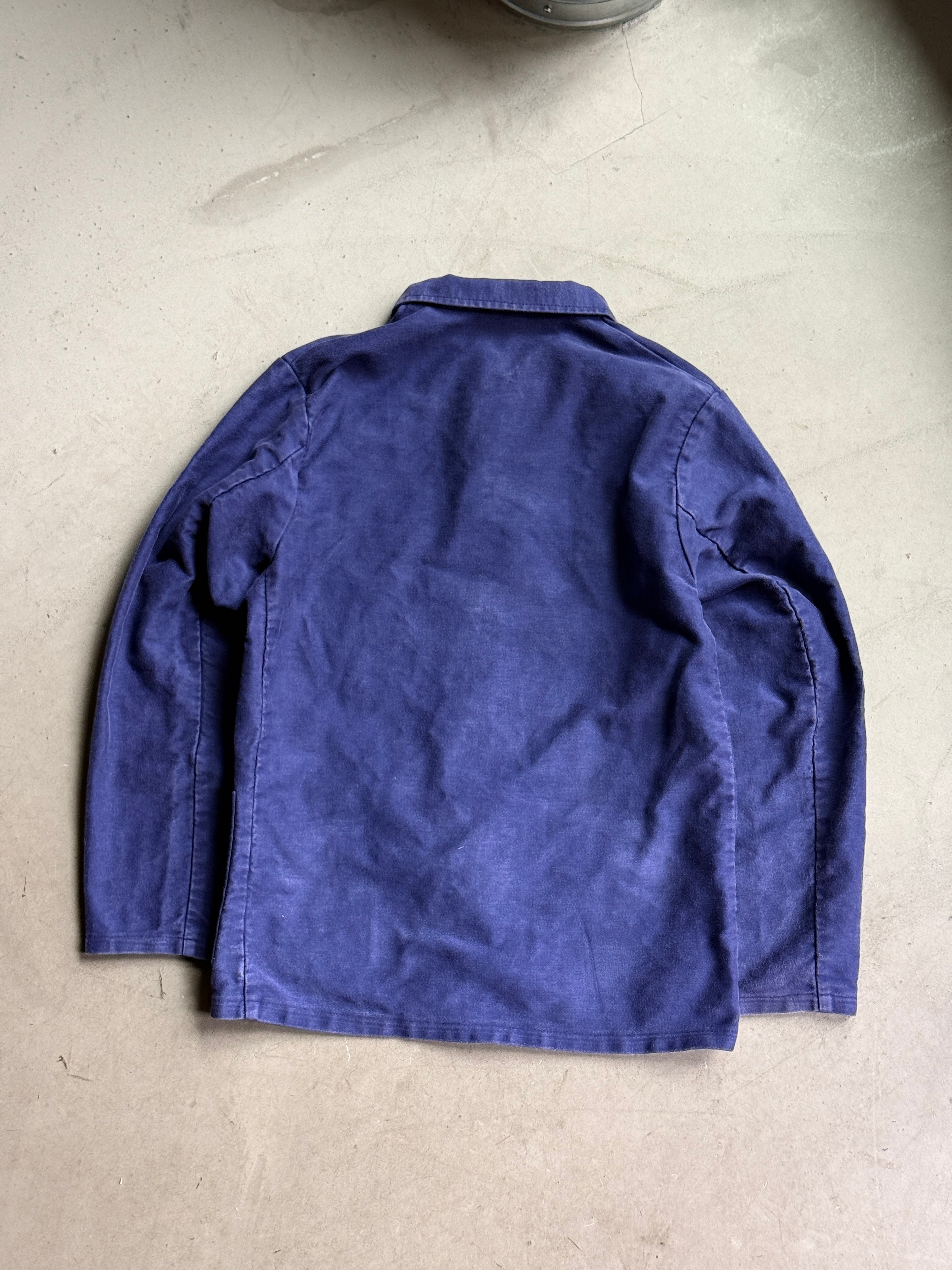Vintage Pionier Bleu de Travail Faded Chore Coat Blue - M