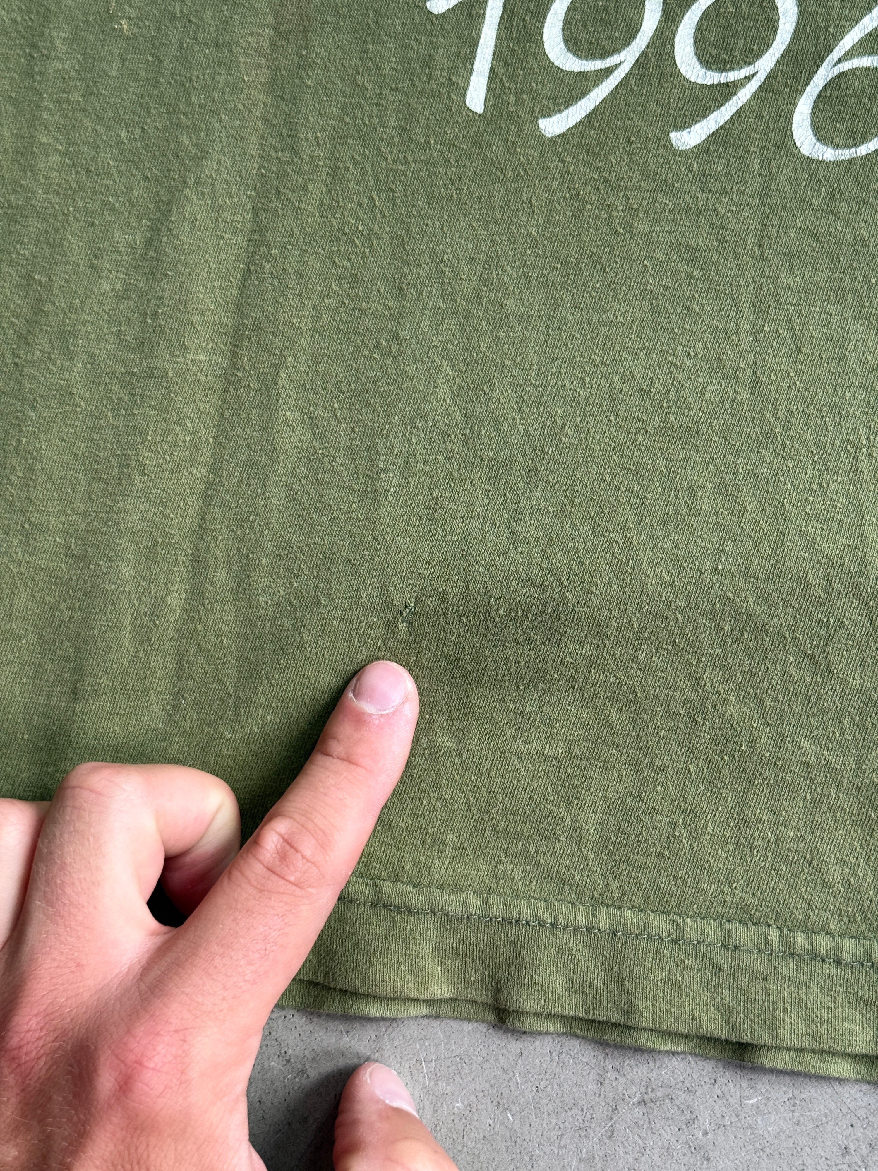 Vintage 1996 Dynamo Open Air Festival Tee Green - XXL