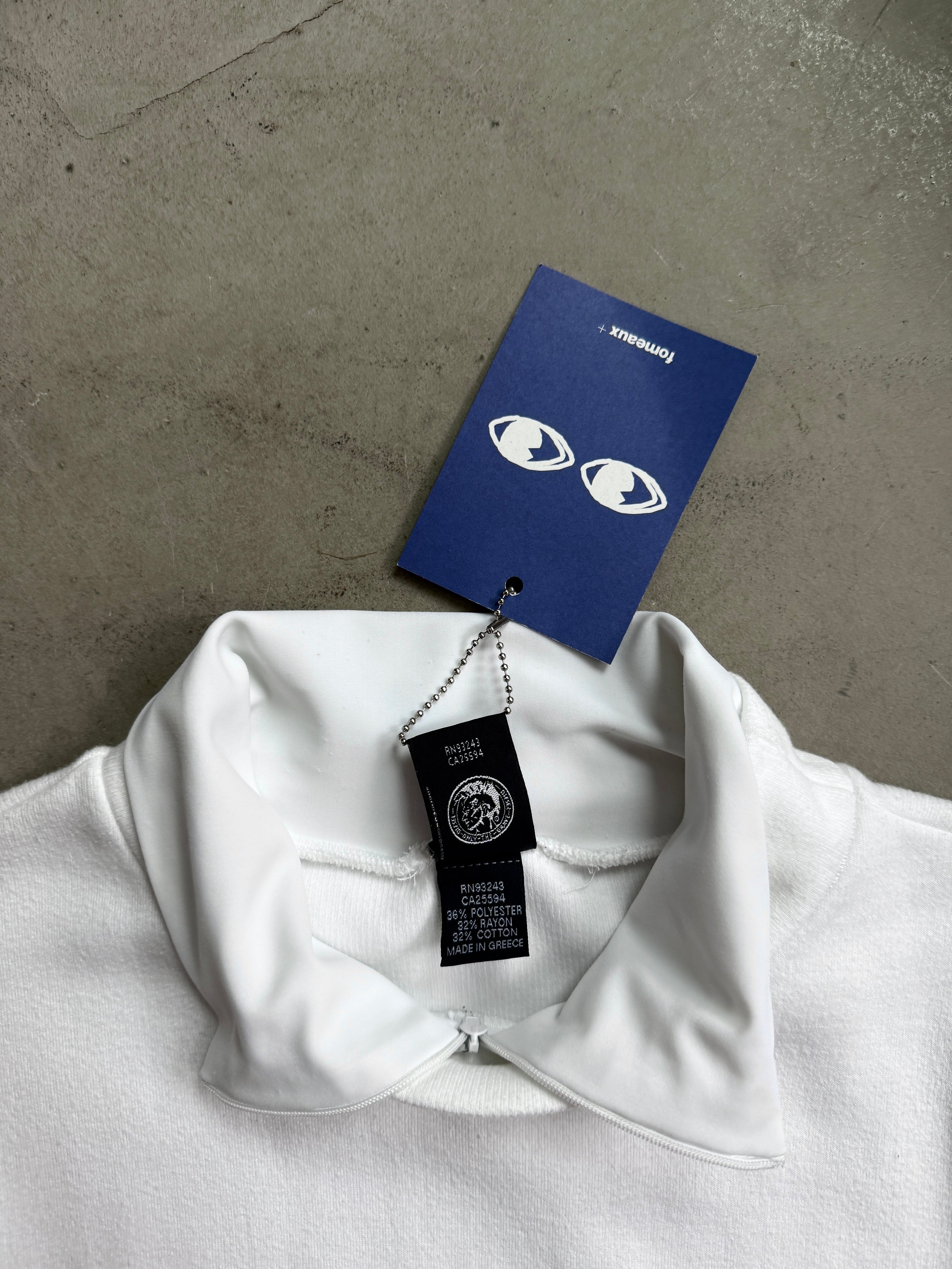 Vintage Diesel Transparent Detail Sweatshirt White - L