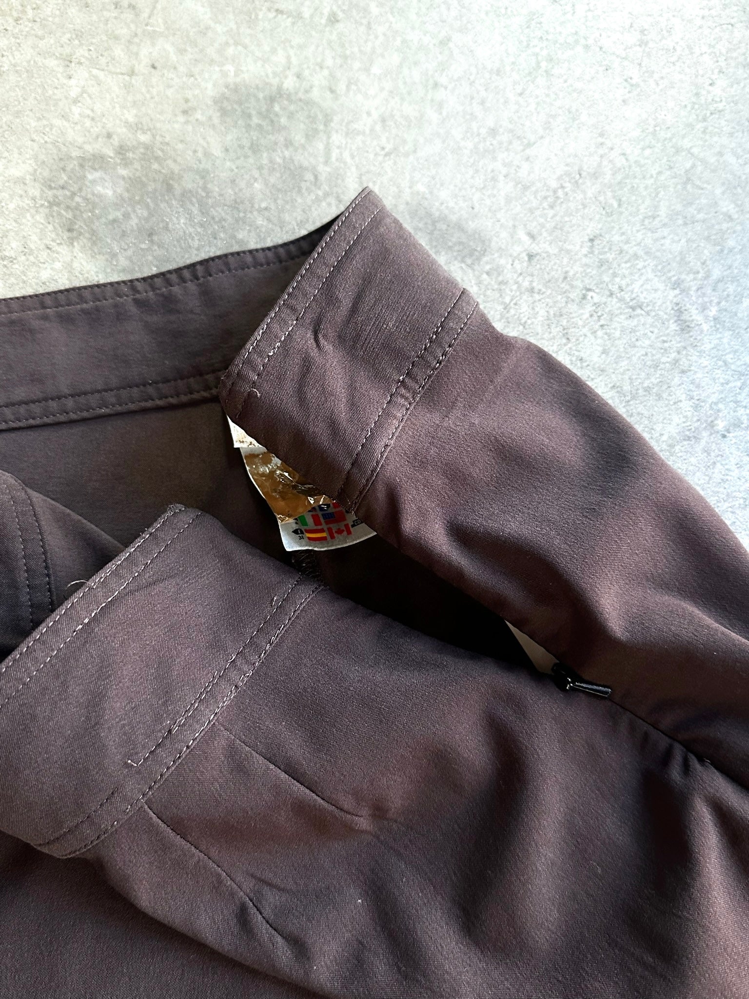 00s Adidas Trackpants Brown / Rose W27 L28