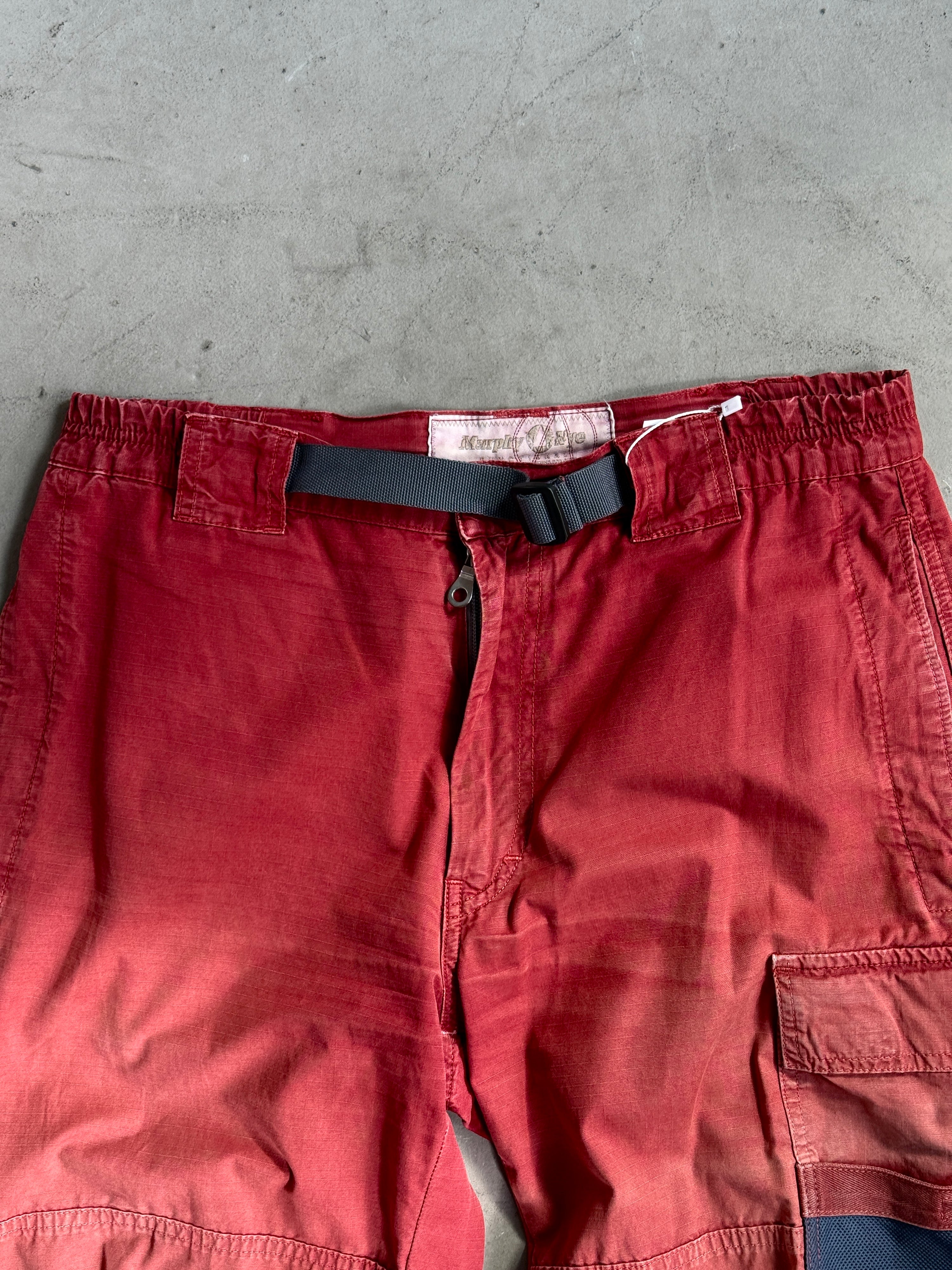 Murphy & Nye Technical Multipocket Pants Red - W32 L33