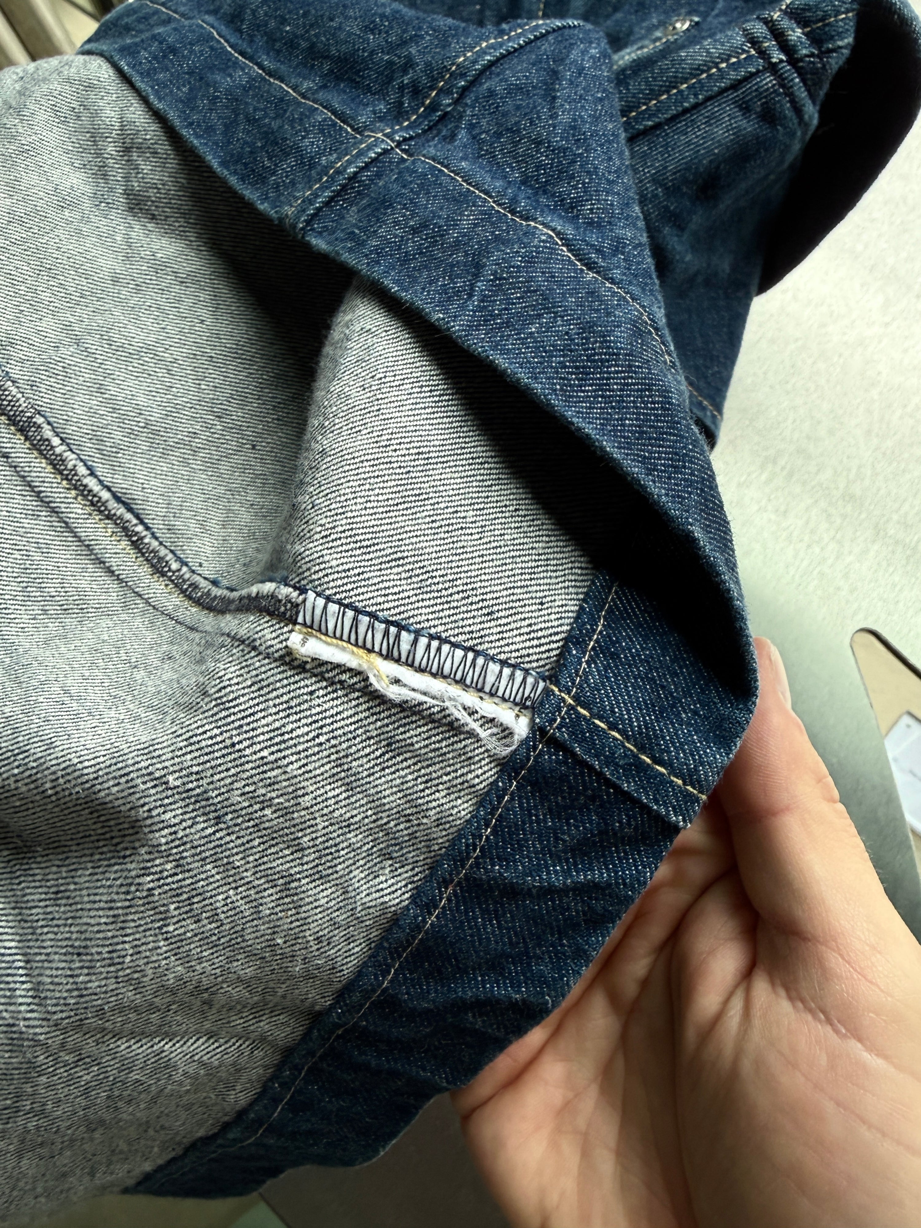 Vintage Levis Engineered Denim Dress - S