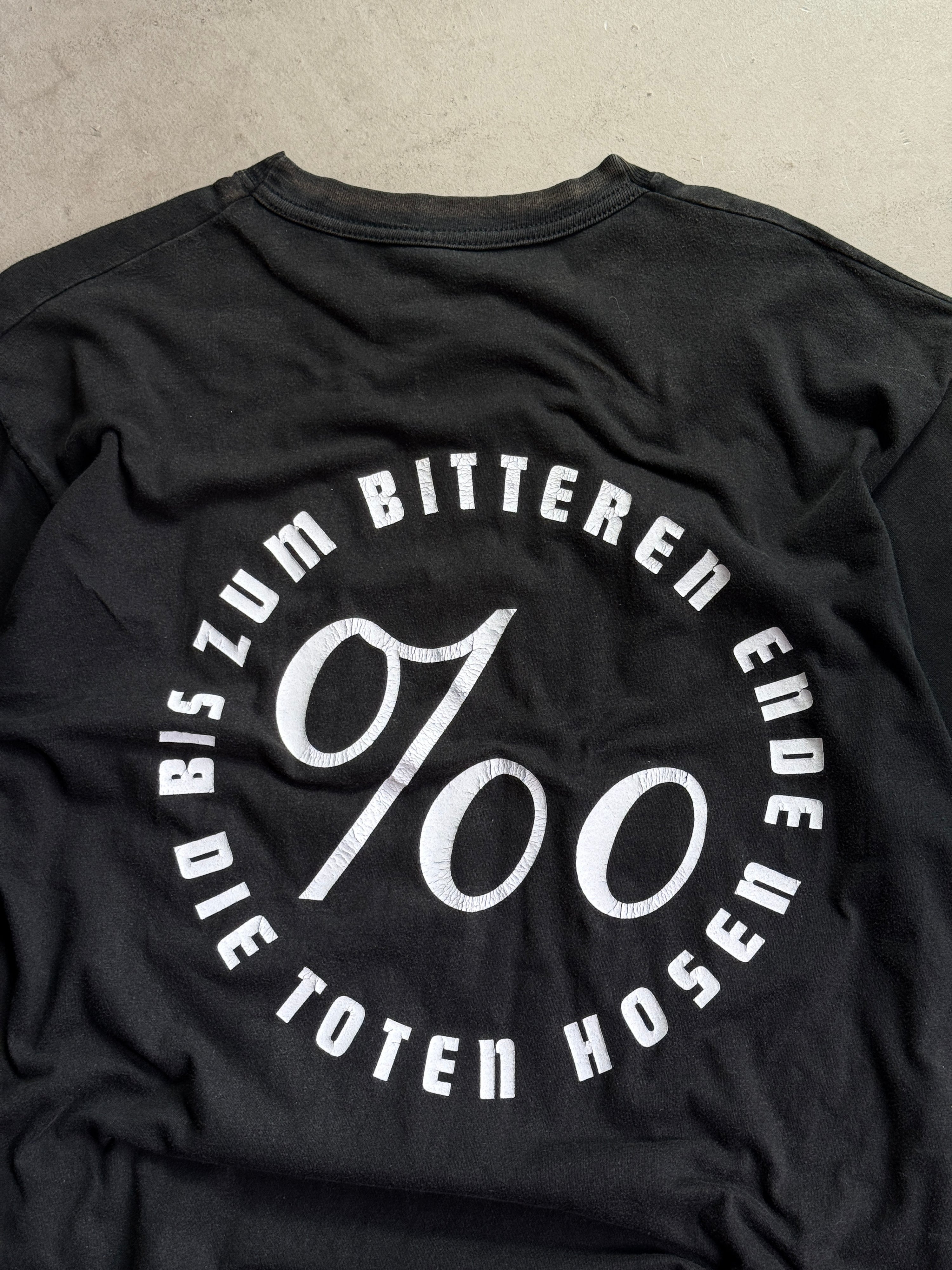 Vintage 2002 Die Toten Hosen "Kein Alkohol ist auch keine Lösung" Band T-Shirt Black - L