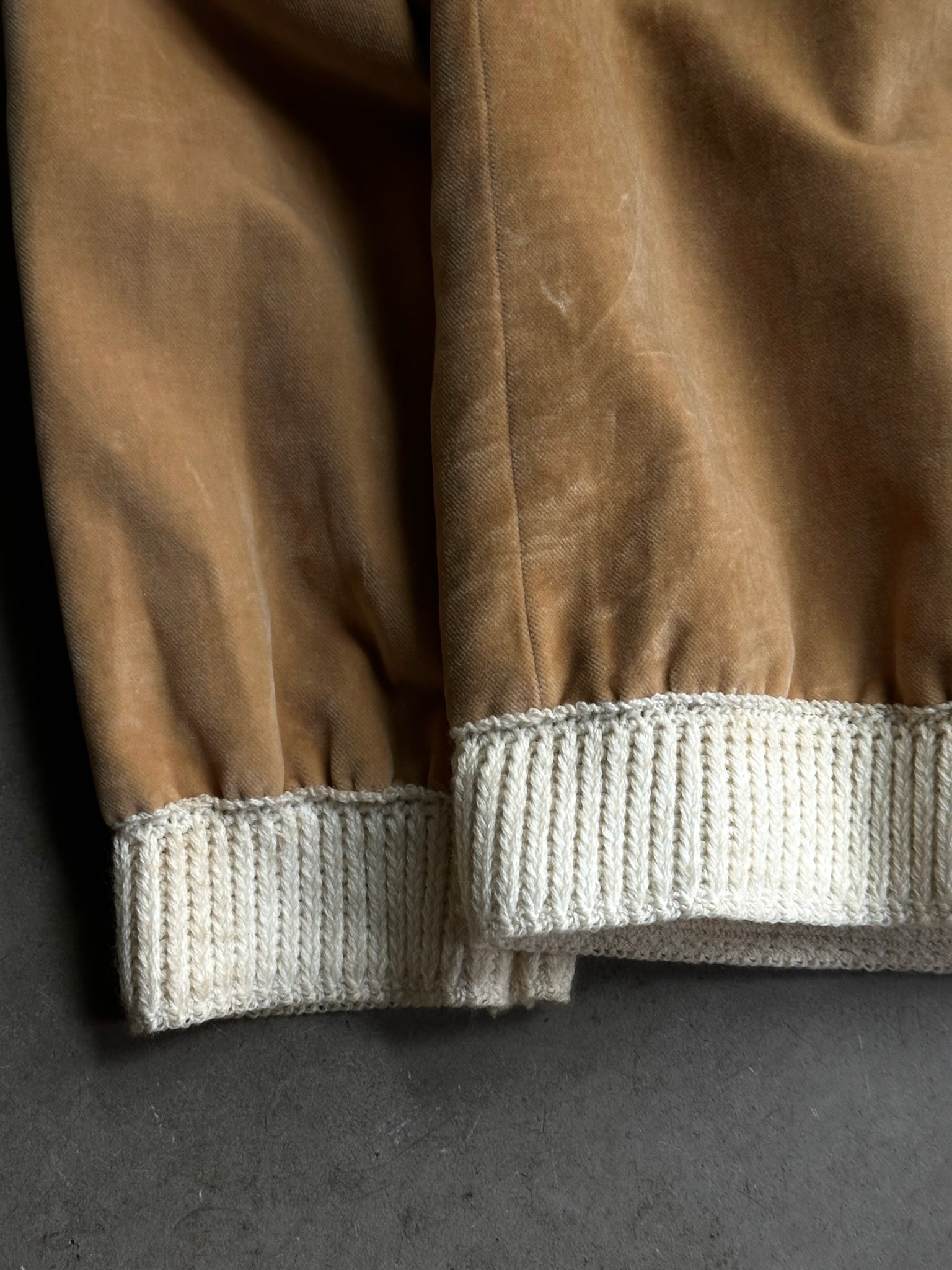 1970s Velour Jacket Brown - M