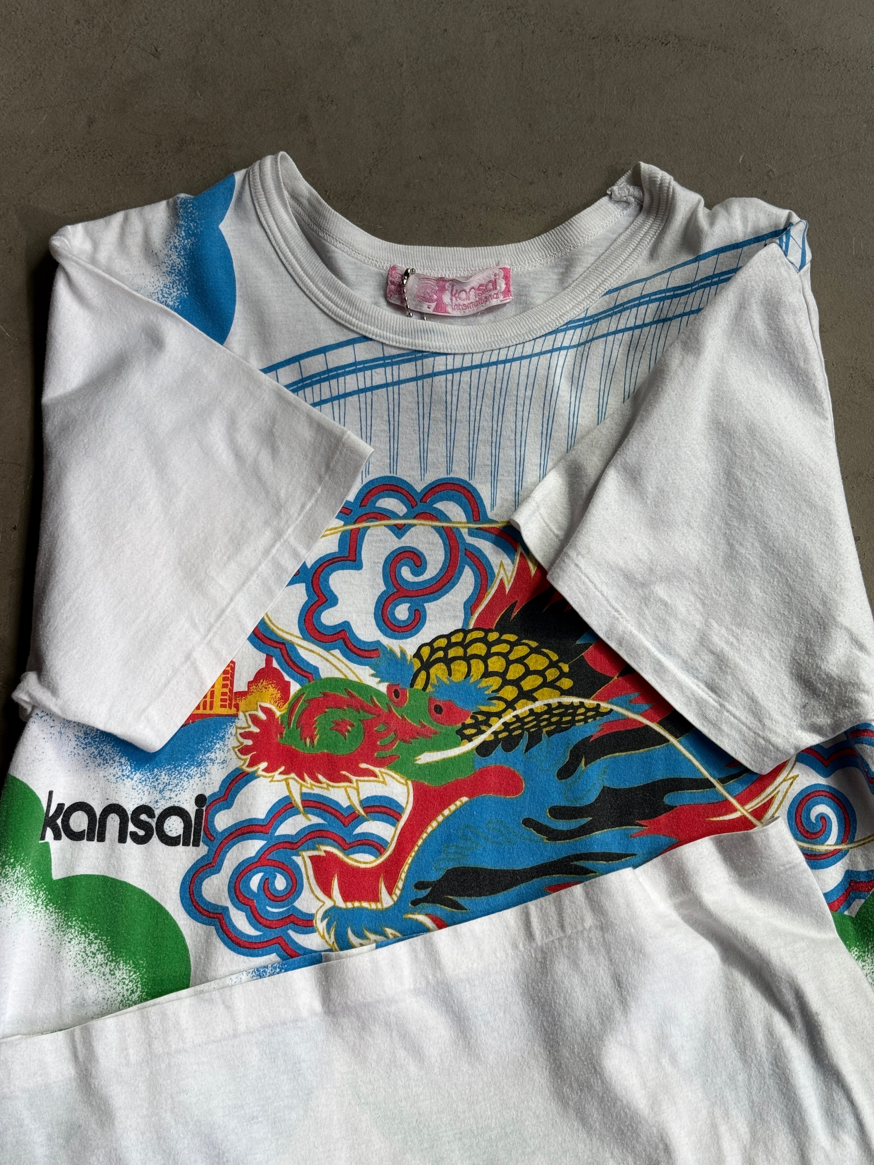 Vintage 1980s Kansai Yamamoto “I Love New York” T-Shirt White - XS