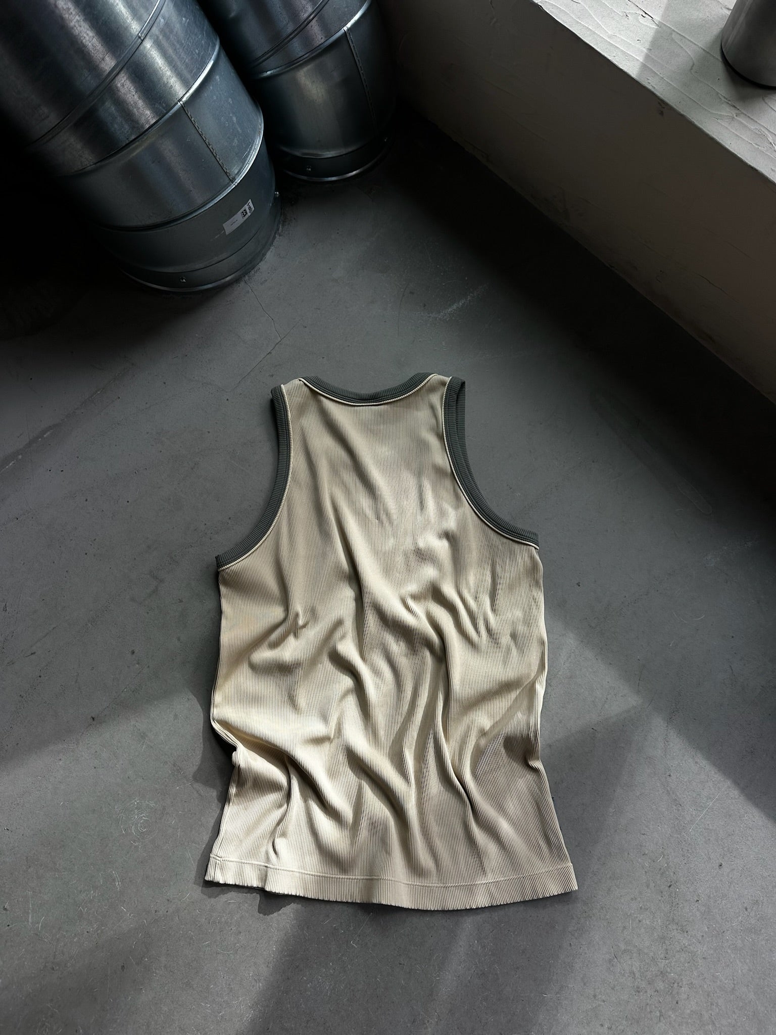 Vintage 1990s Nike Center Swoosh Ribbed Tank - S
