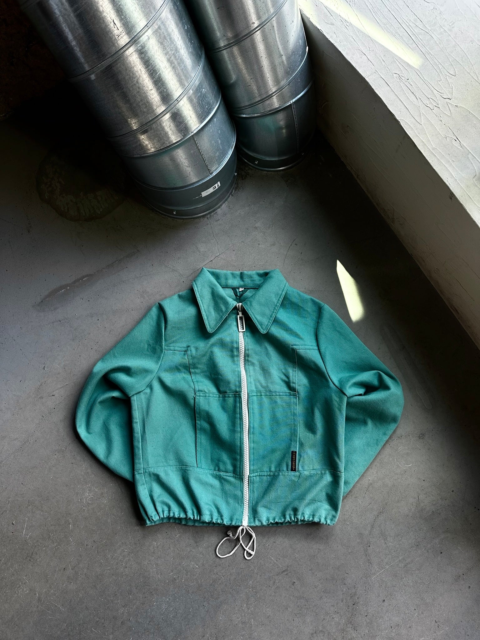Vintage 1970s Explorer Work Jacket Teal - S