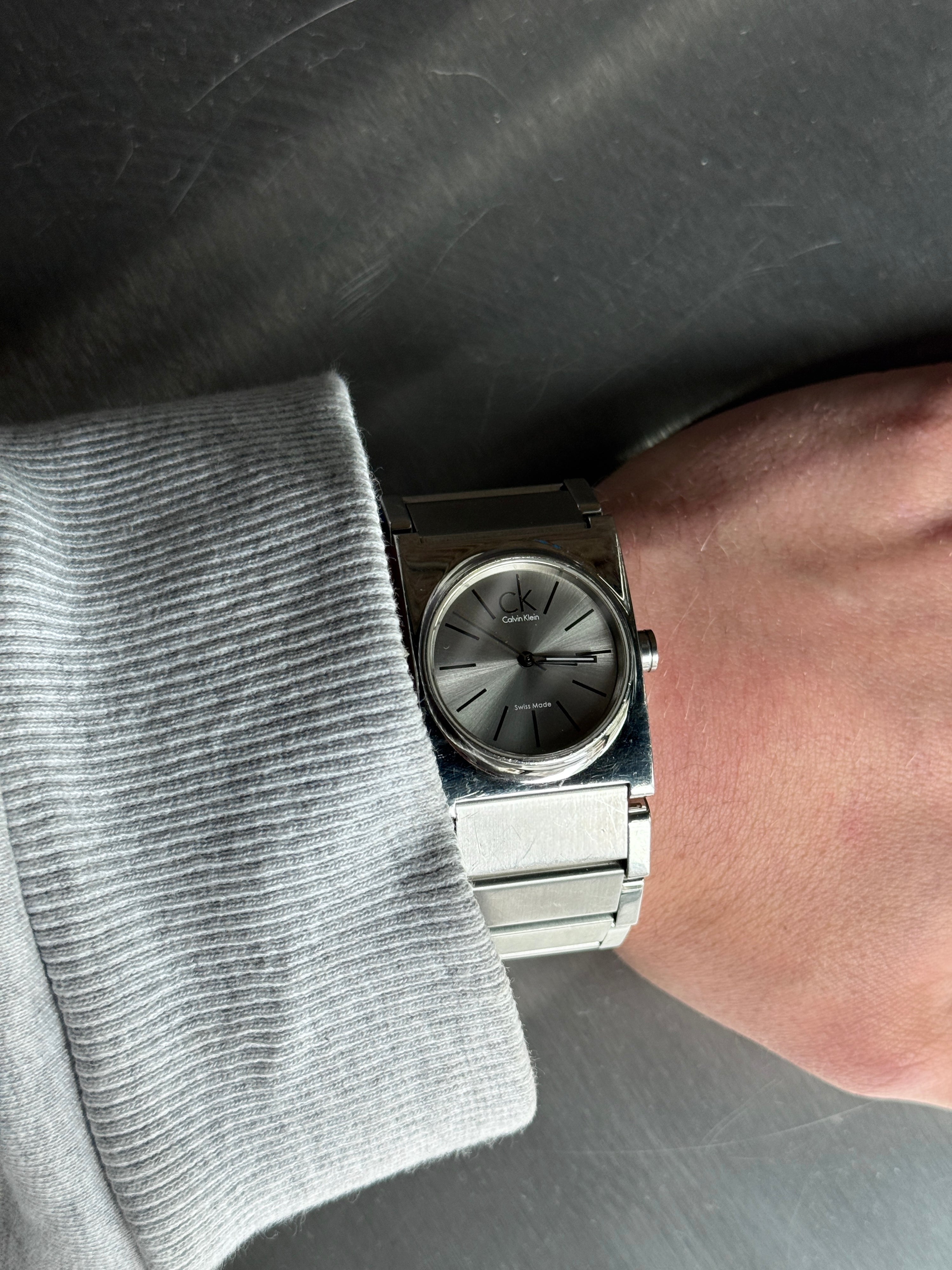 Vintage 2000s Calvin Klein "Epitome" Stainless Steel Quartz Watch