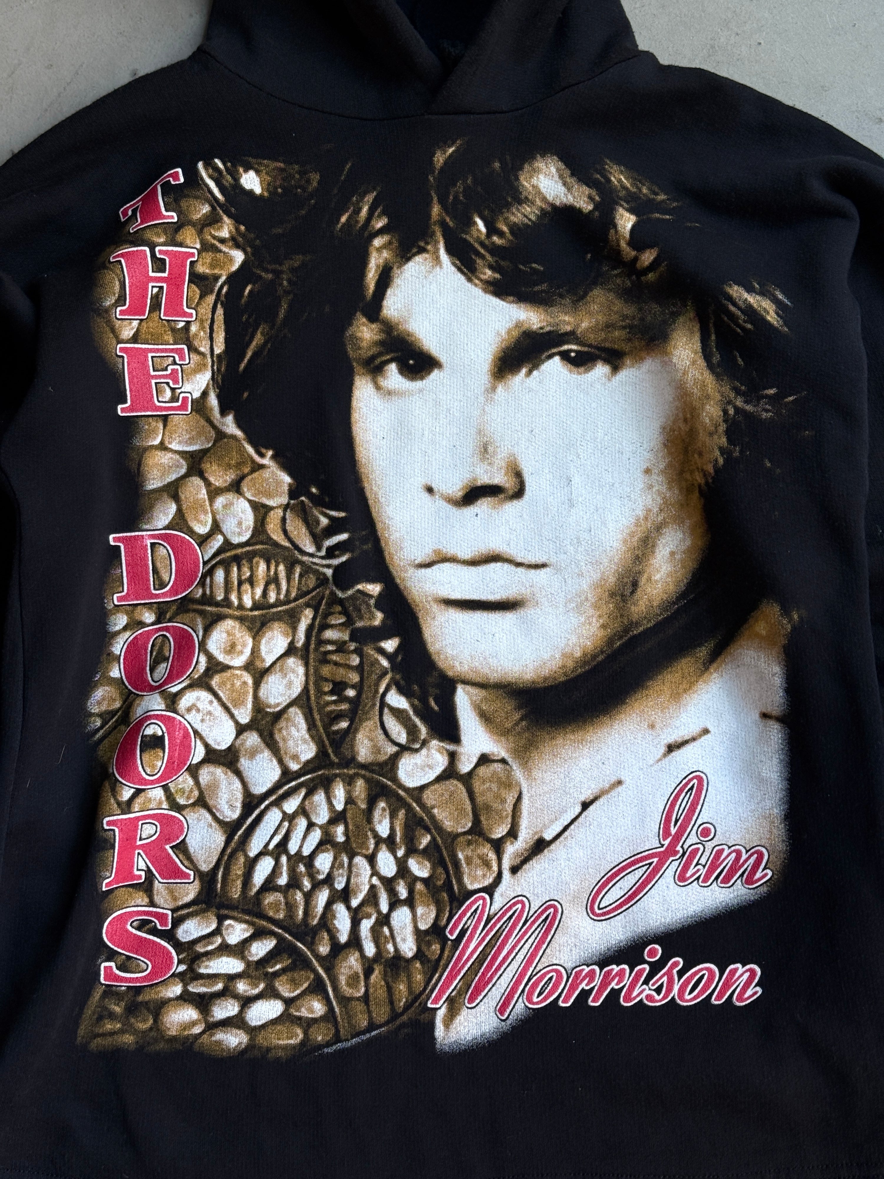 Vintage 1990s Bootleg Jim Morrison “The Doors” Sweater Black - M