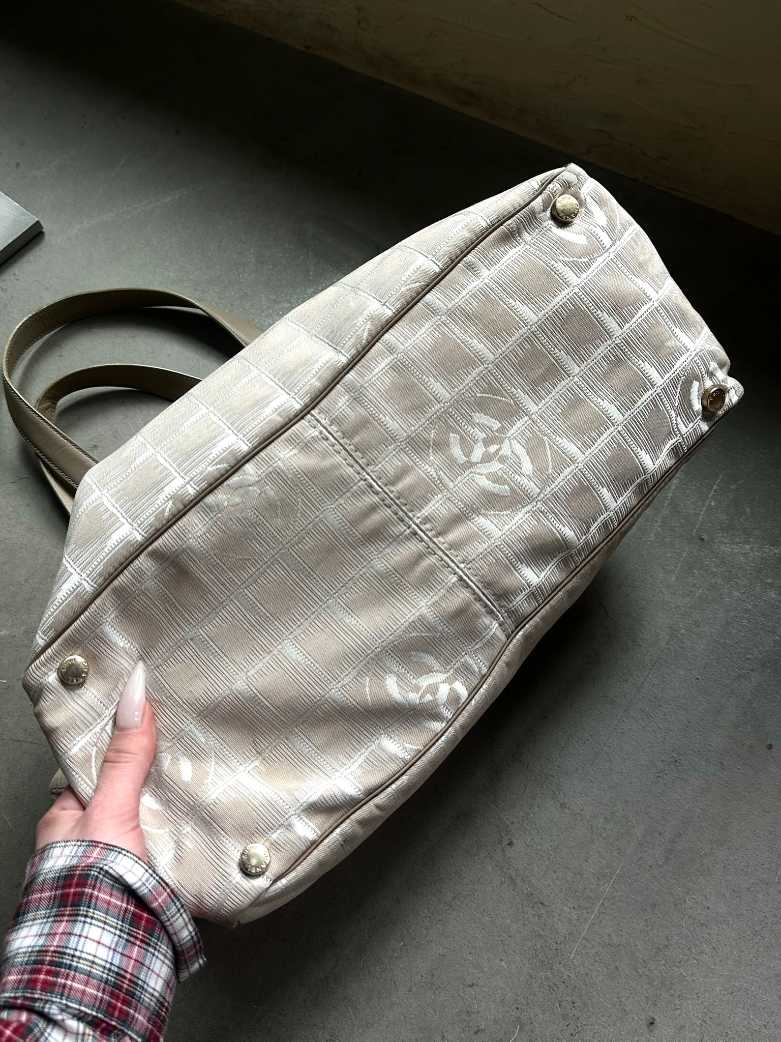 Vintage Chanel “Travel Line” Tote Bag
