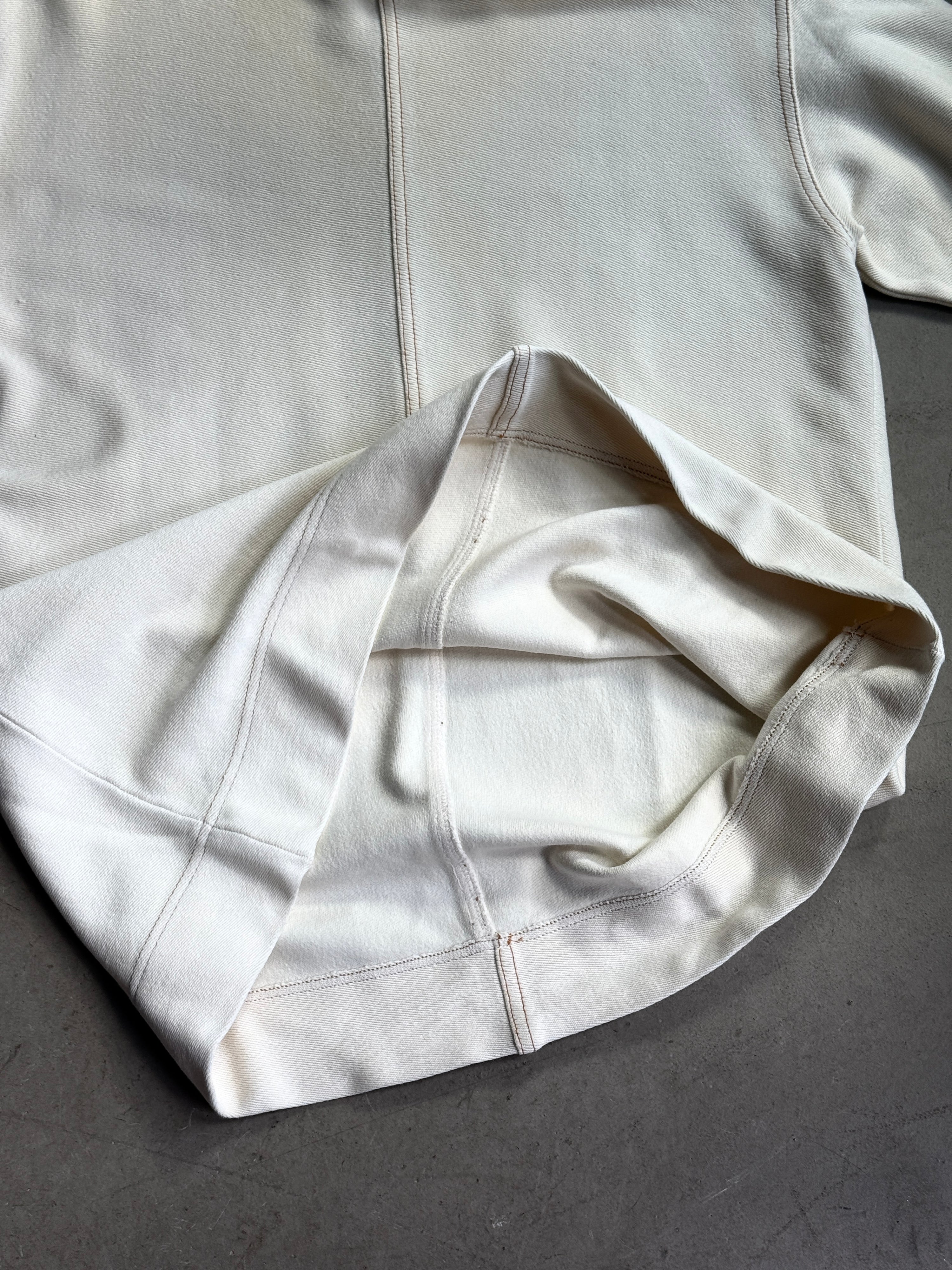 Vintage Hai Sporting Gear by Issey Miyake Mockneck Sweater Cream - M