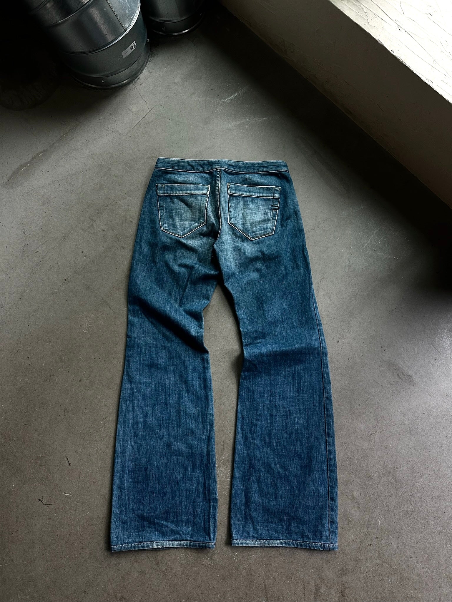 Vintage Diesel Flared Low Waist Jeans W30 L30