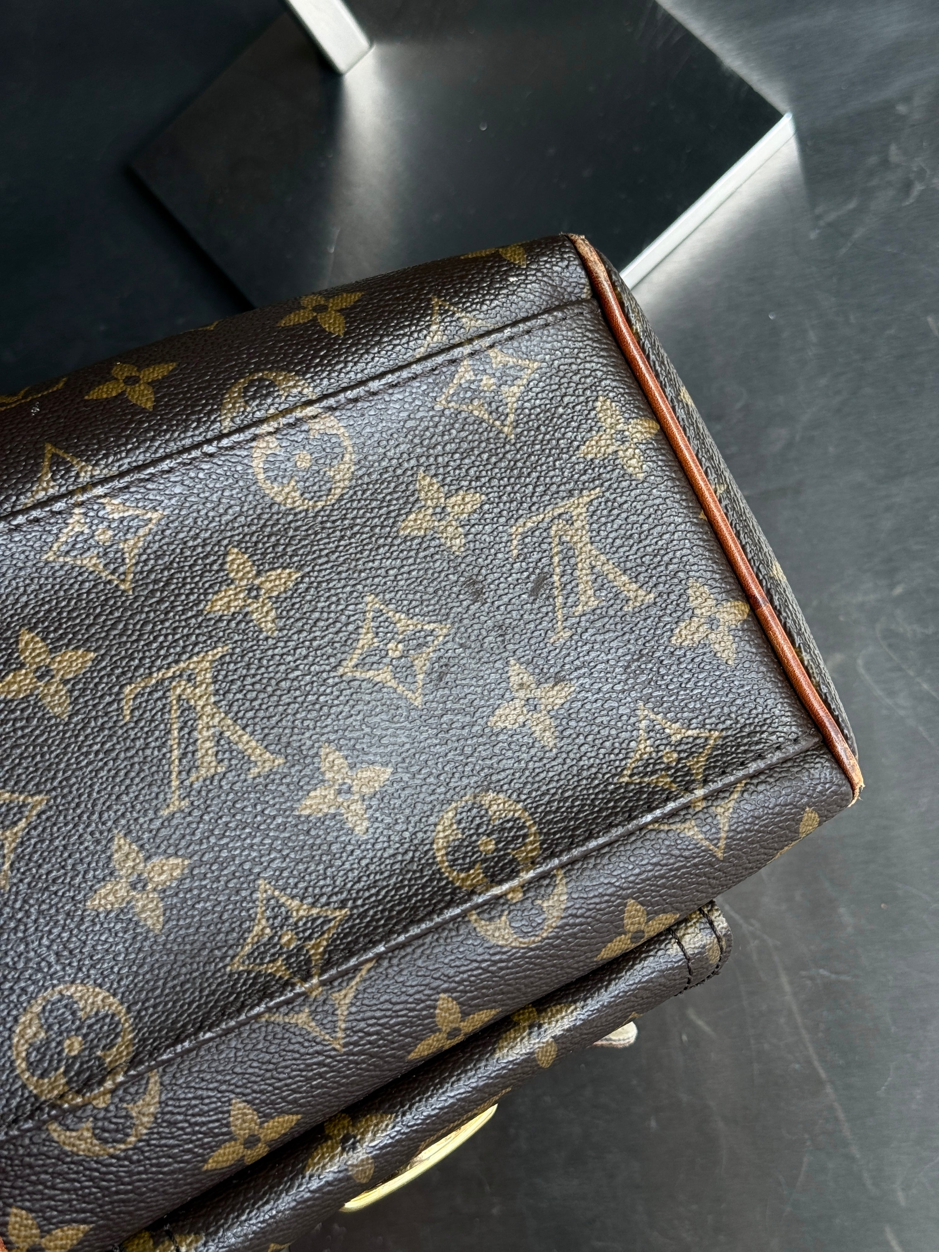 2009 Louis Vuitton Manhattan GM Bag Brown (FL0069)