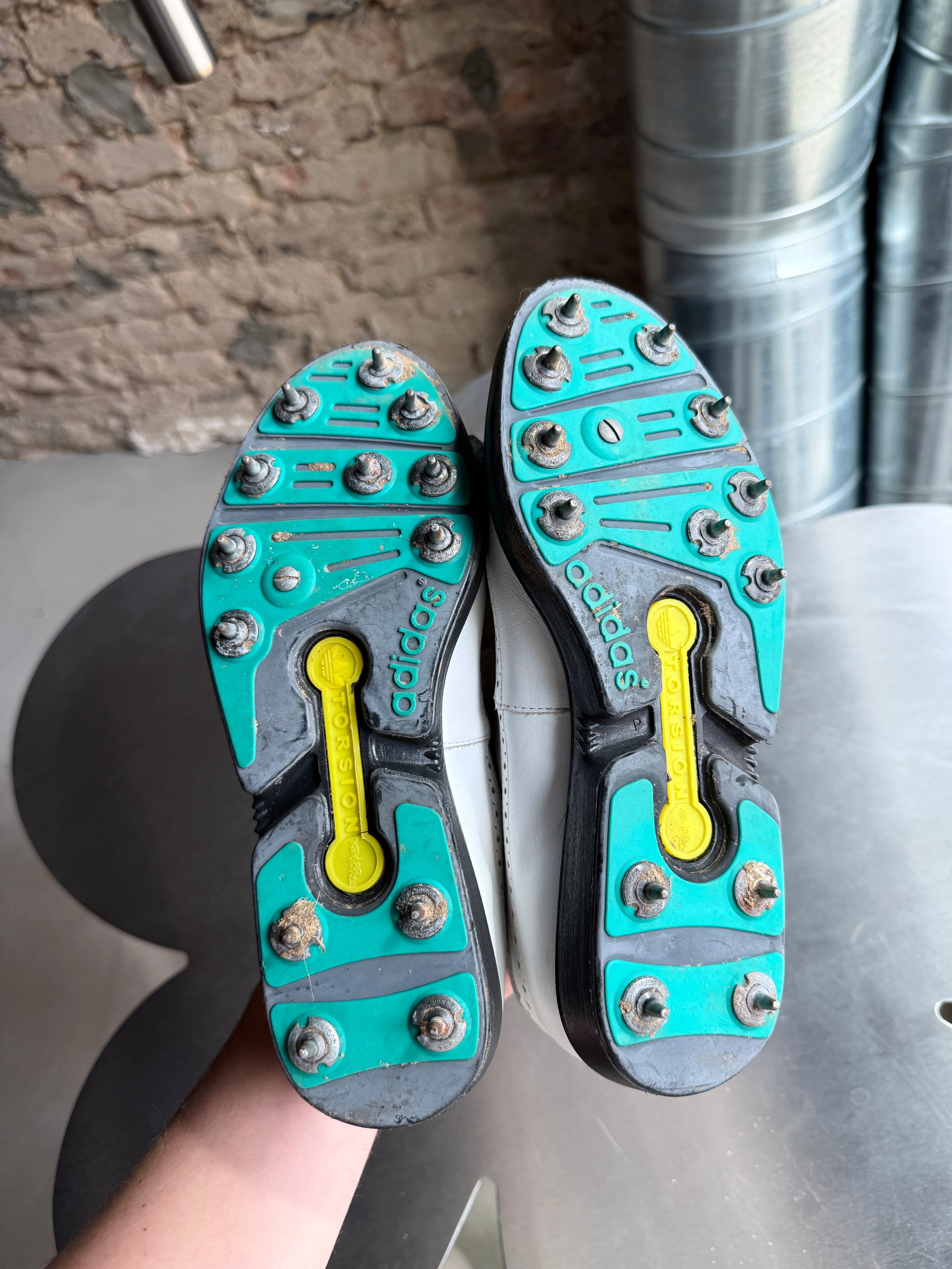 Vintage 1990s Adidas “Aditex” Leather Golf Shoes White - EU 36