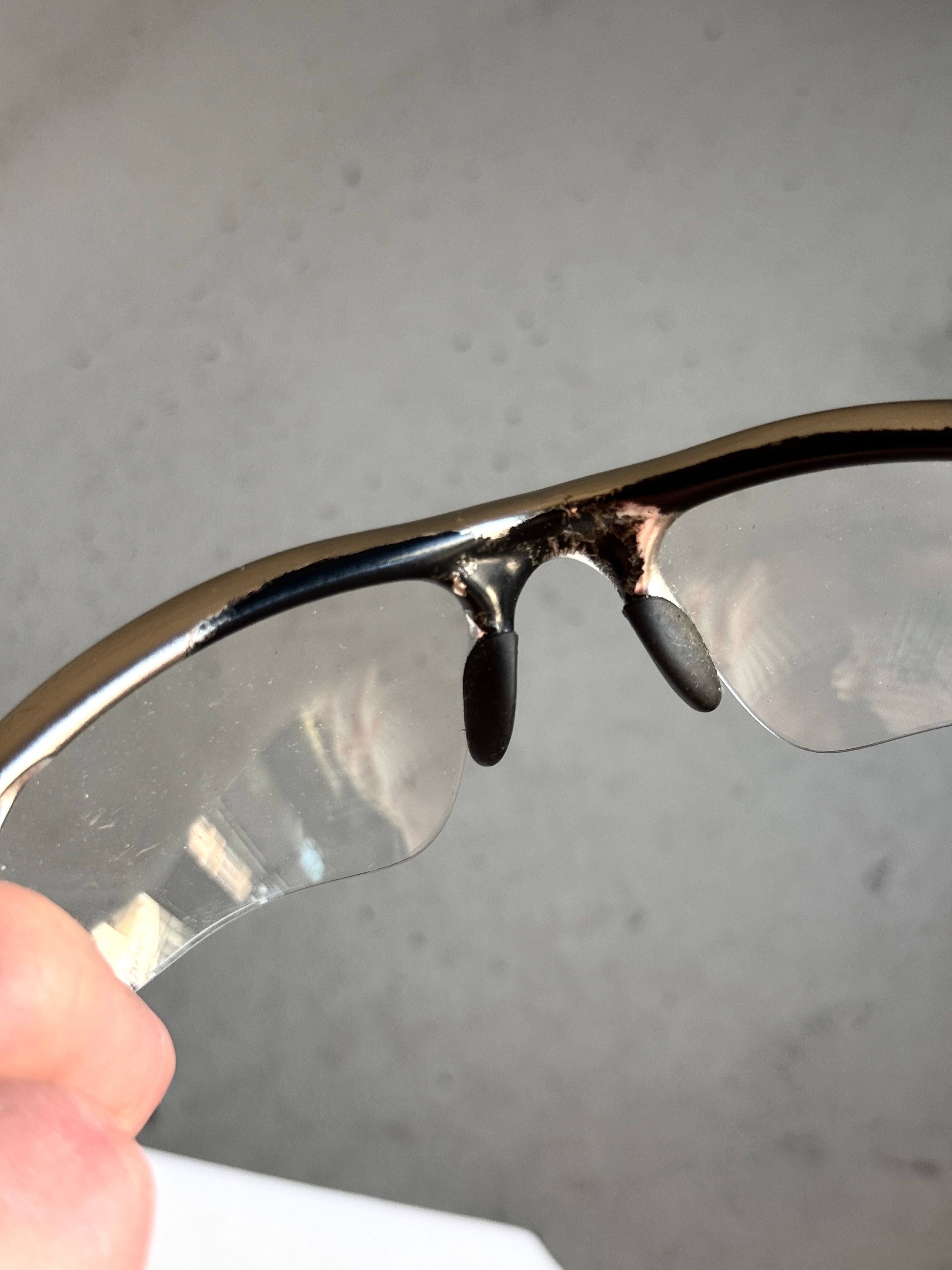 2000s Oakley Half Jackets Chrome Sunglasses