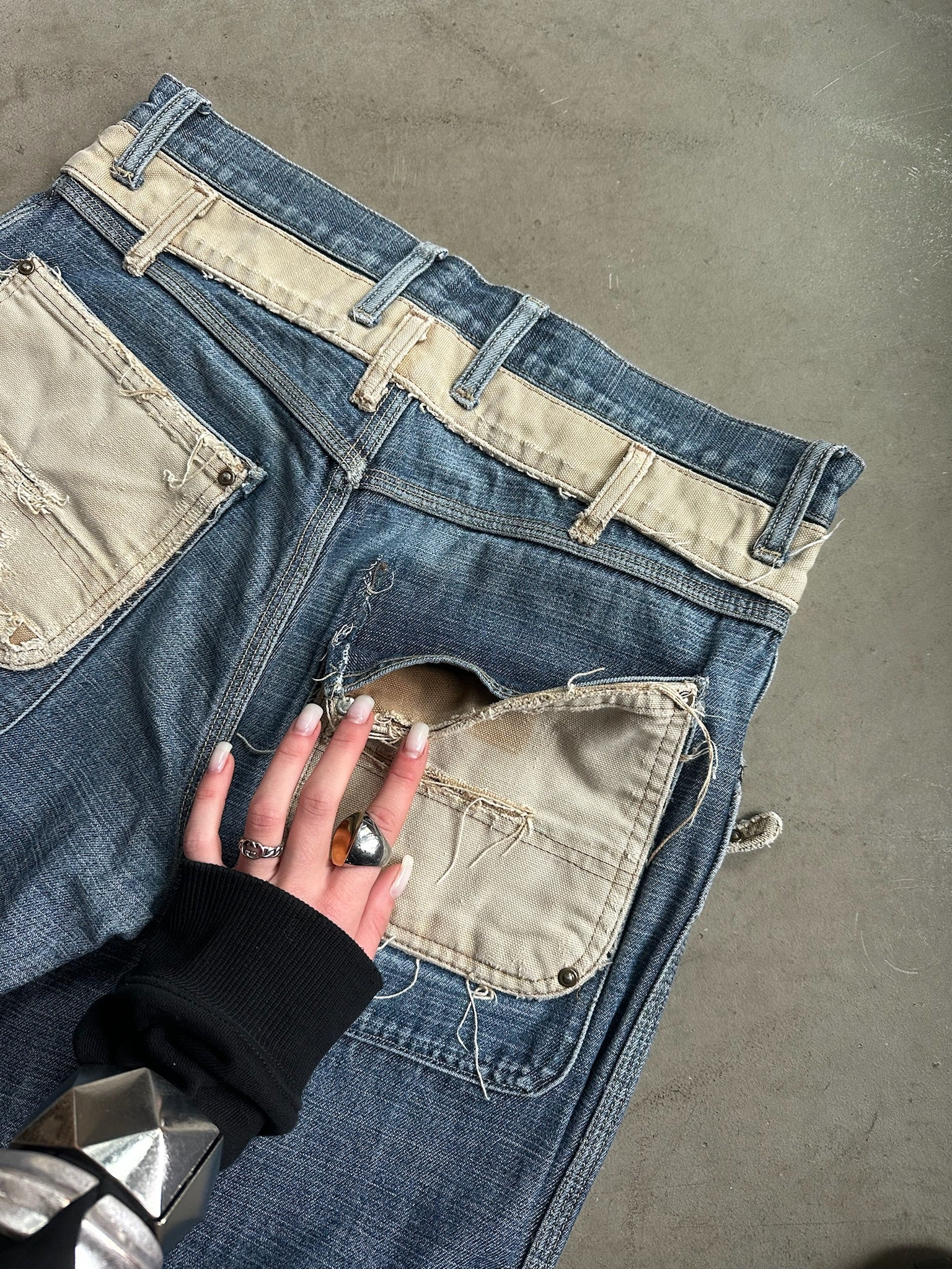 Vintage Custom Dickies Baggy Jeans W34 L29