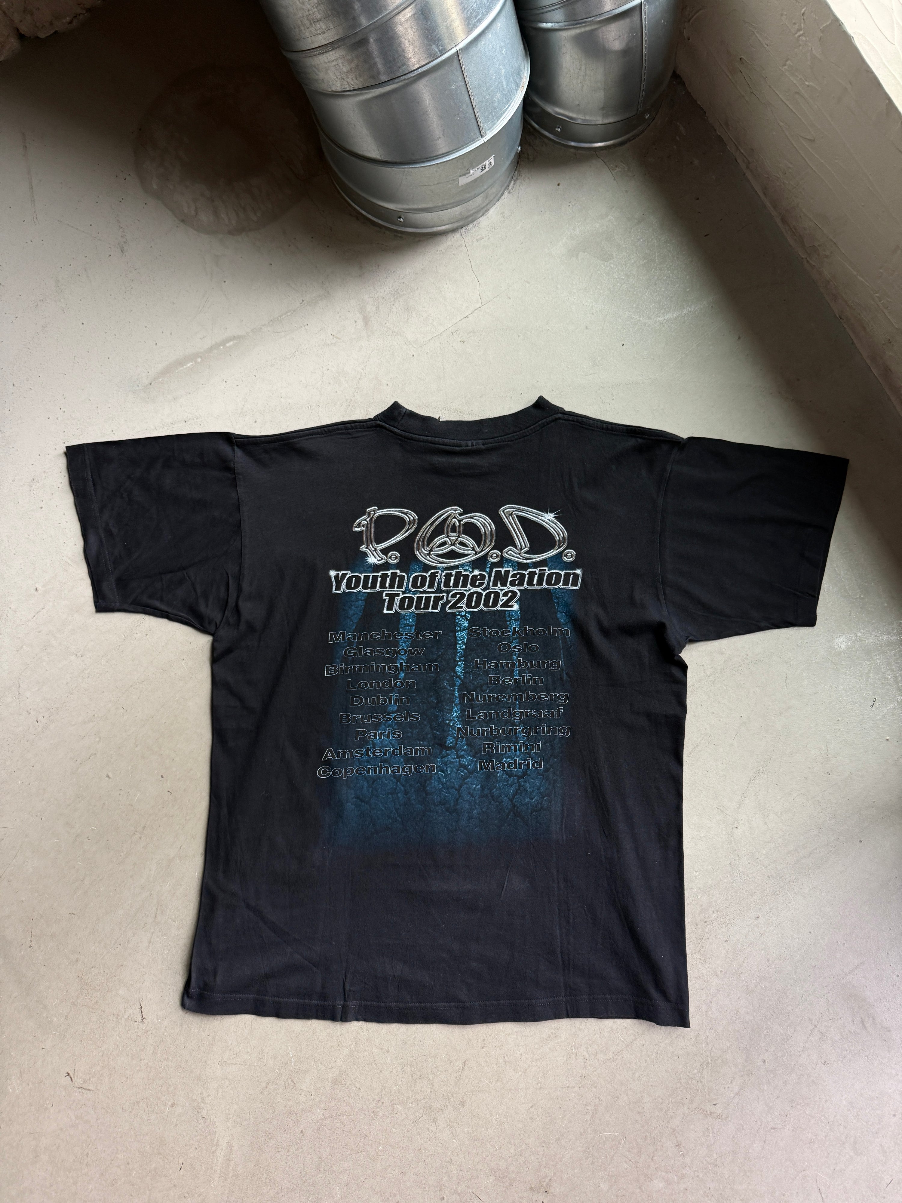 Vintage 2002 POD "Youth of the Nation" Tour T-Shirt Black - L