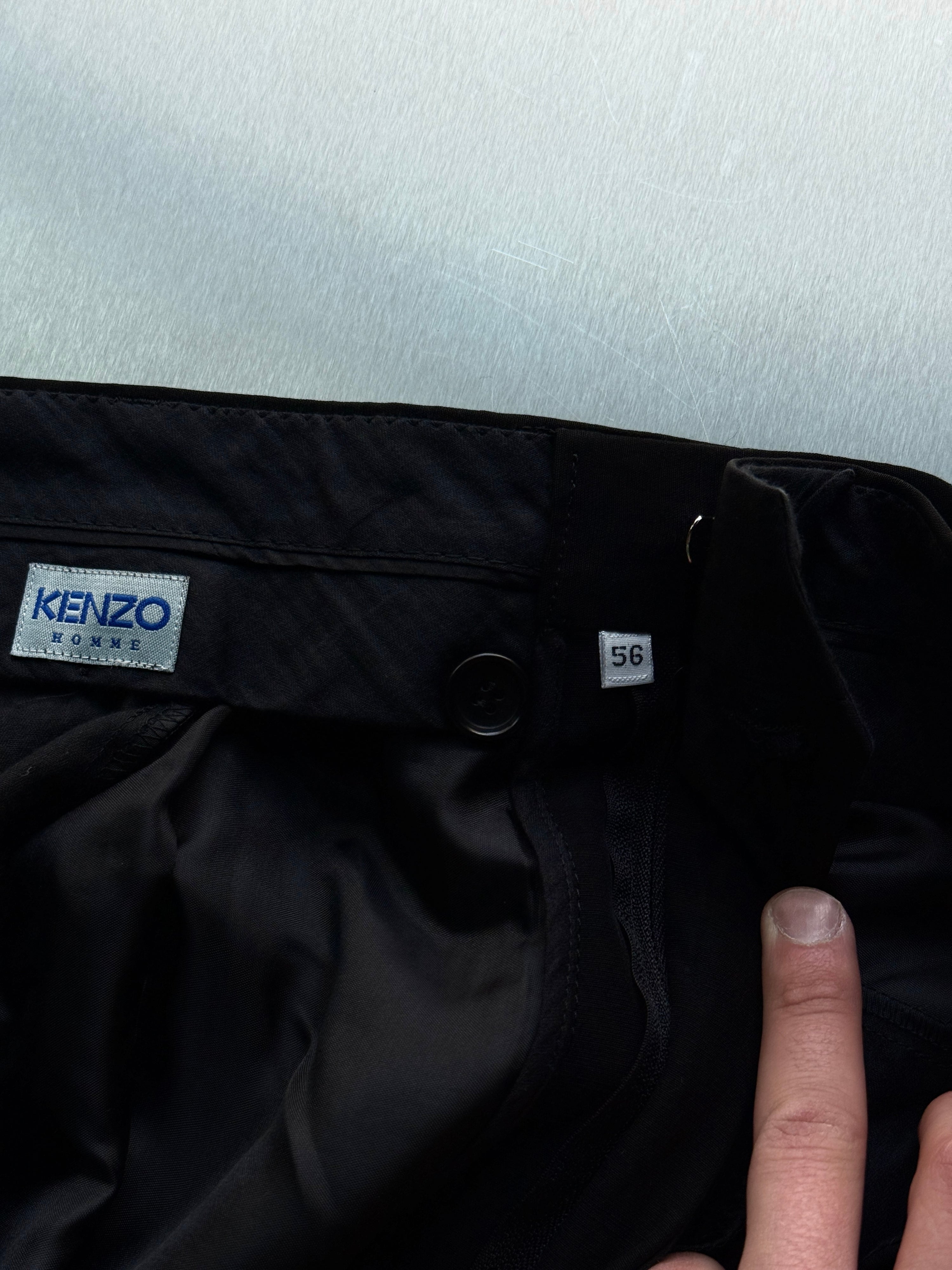 Vintage 1990s Kenzo 3 Piece Suit Black - XL