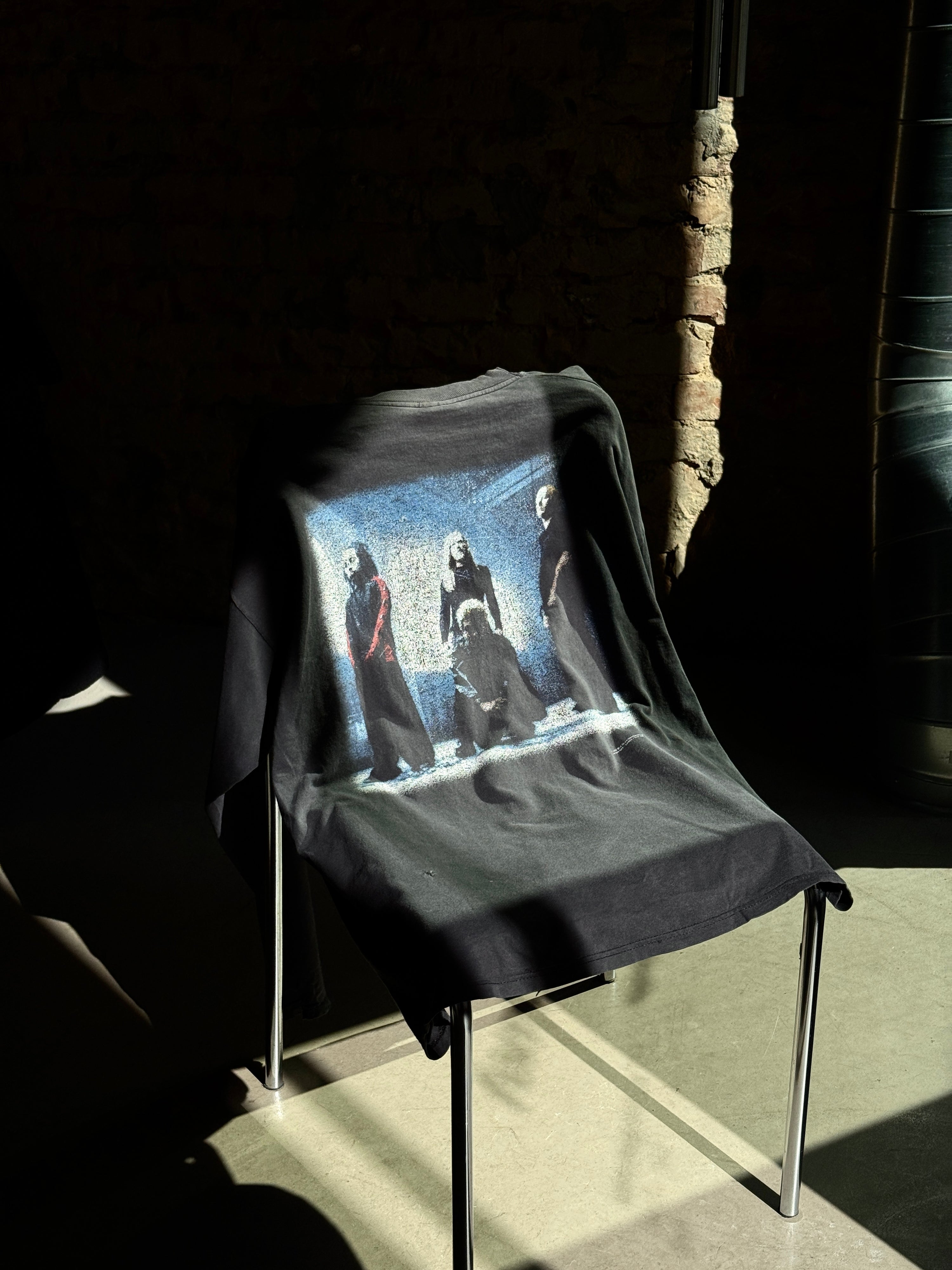 Vintage 1999 Faded Machine Head "The Burning Red" Band Longsleeve Black - XL