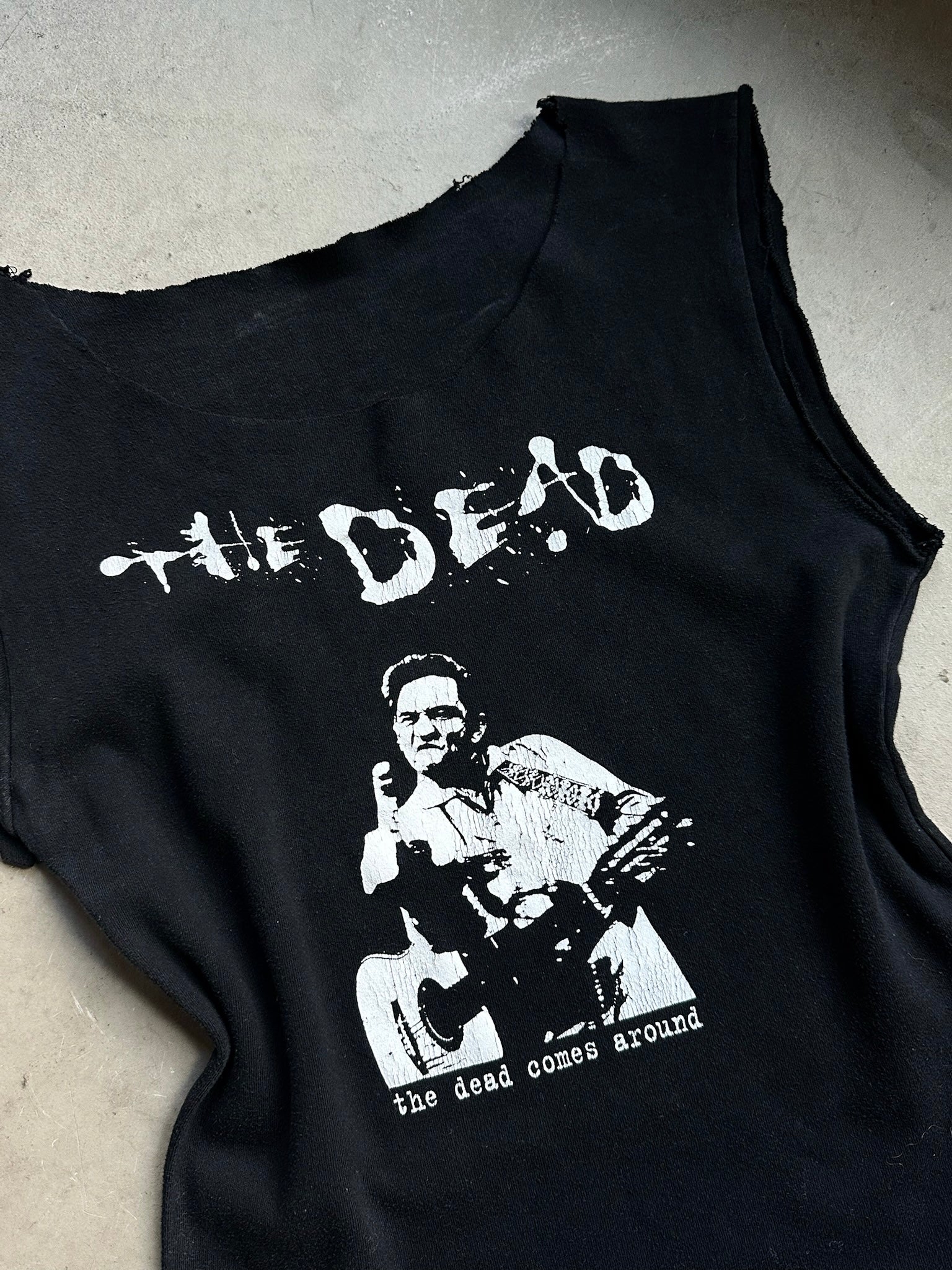 Vintage Johnny Cash “The Dead” Tank Top Black - S