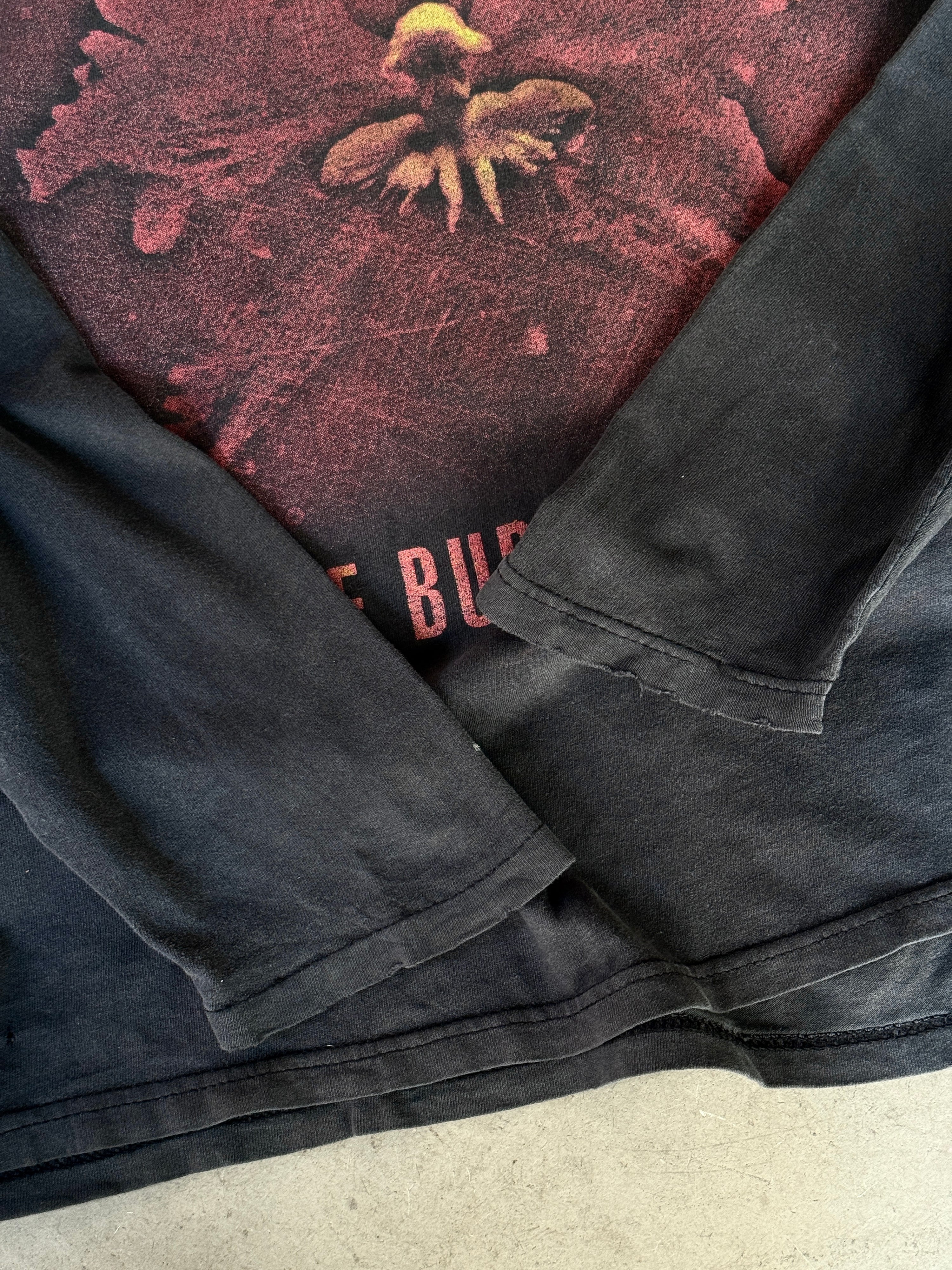 Vintage 1999 Faded Machine Head "The Burning Red" Band Longsleeve Black - XL