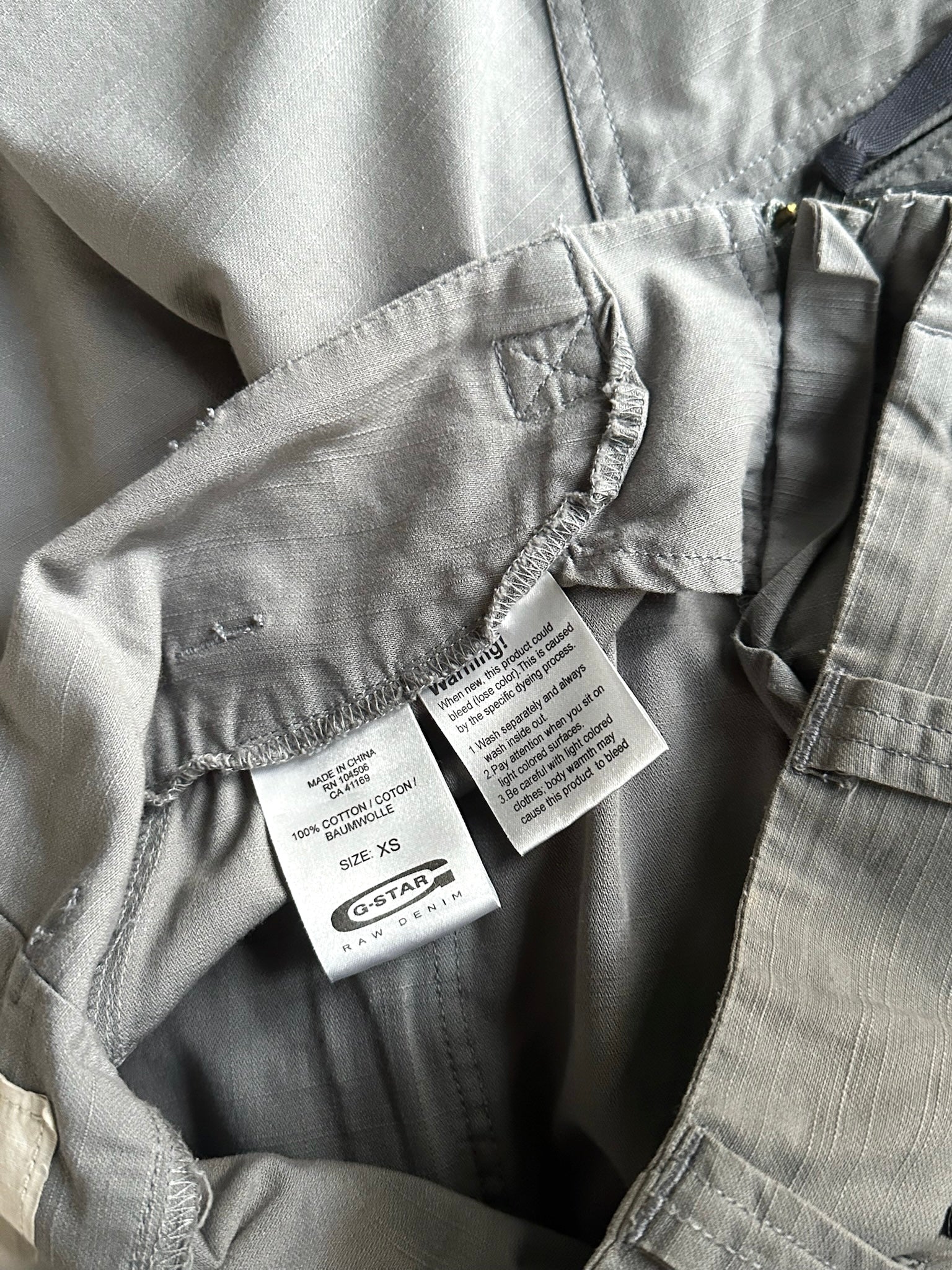 2000s G-Star Cargo Skirt Grey - M