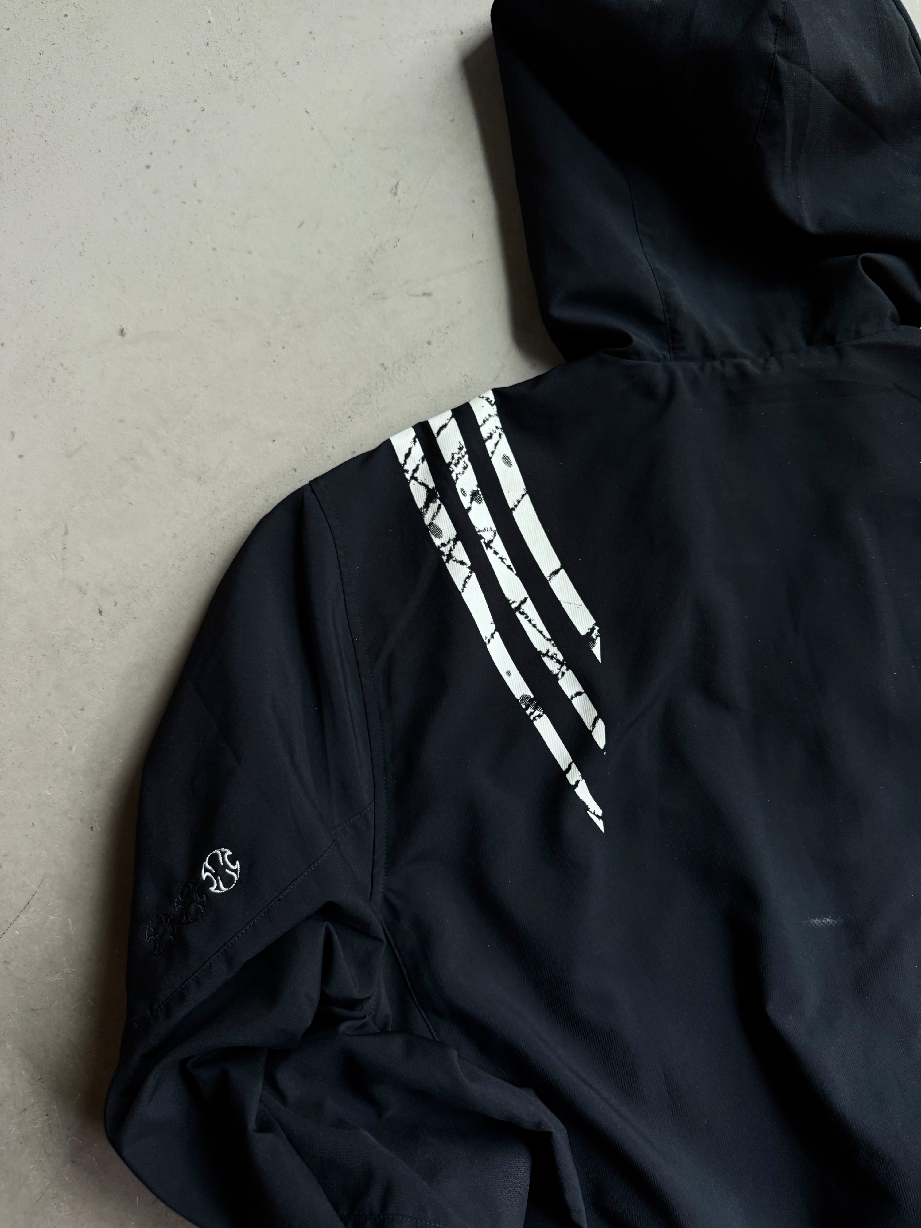 Vintage 2000s Adidas Football Windbreaker Black - L
