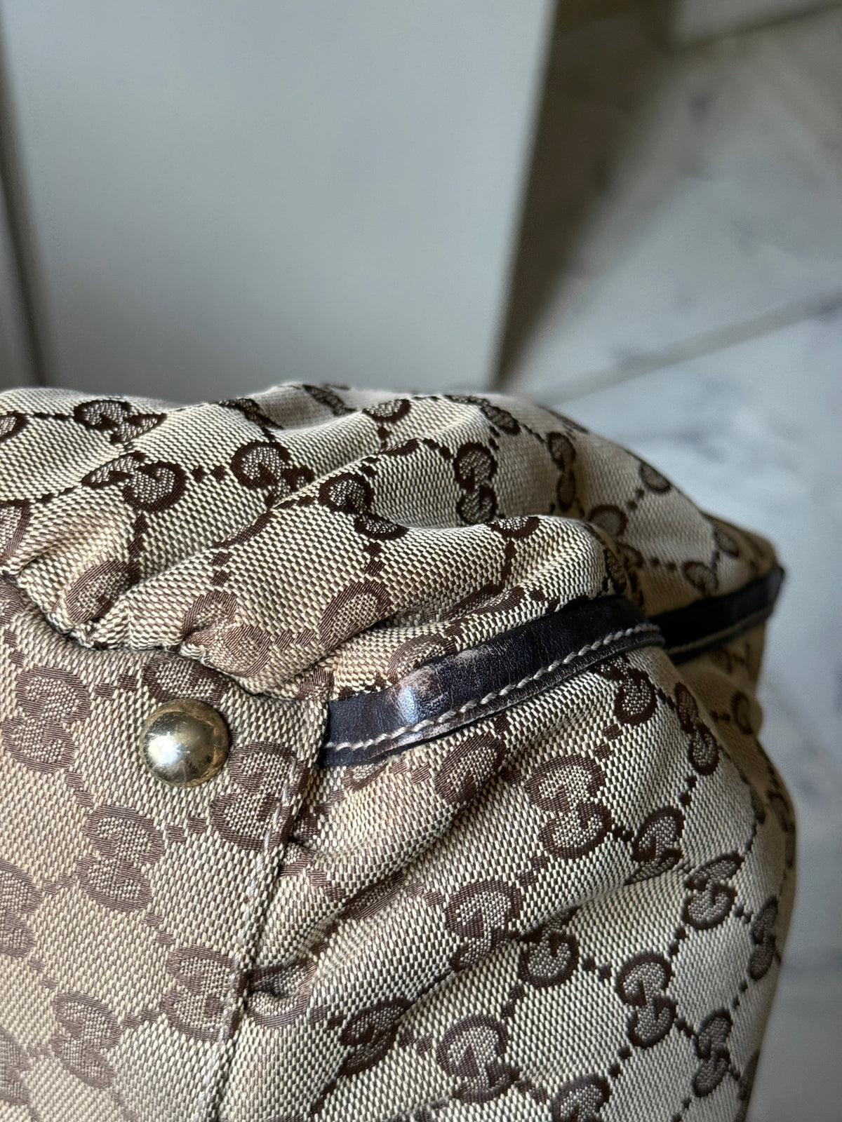 Gucci GG Canvas Abbey D-Ring Tote Bag