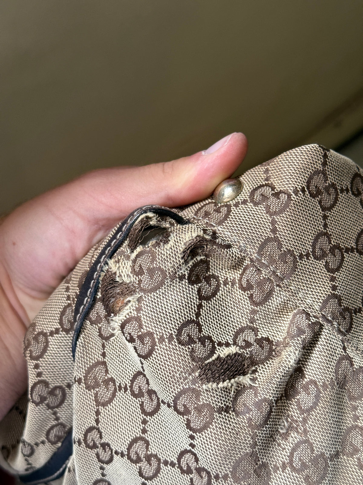 Gucci GG Canvas Abbey D-Ring Tote Bag