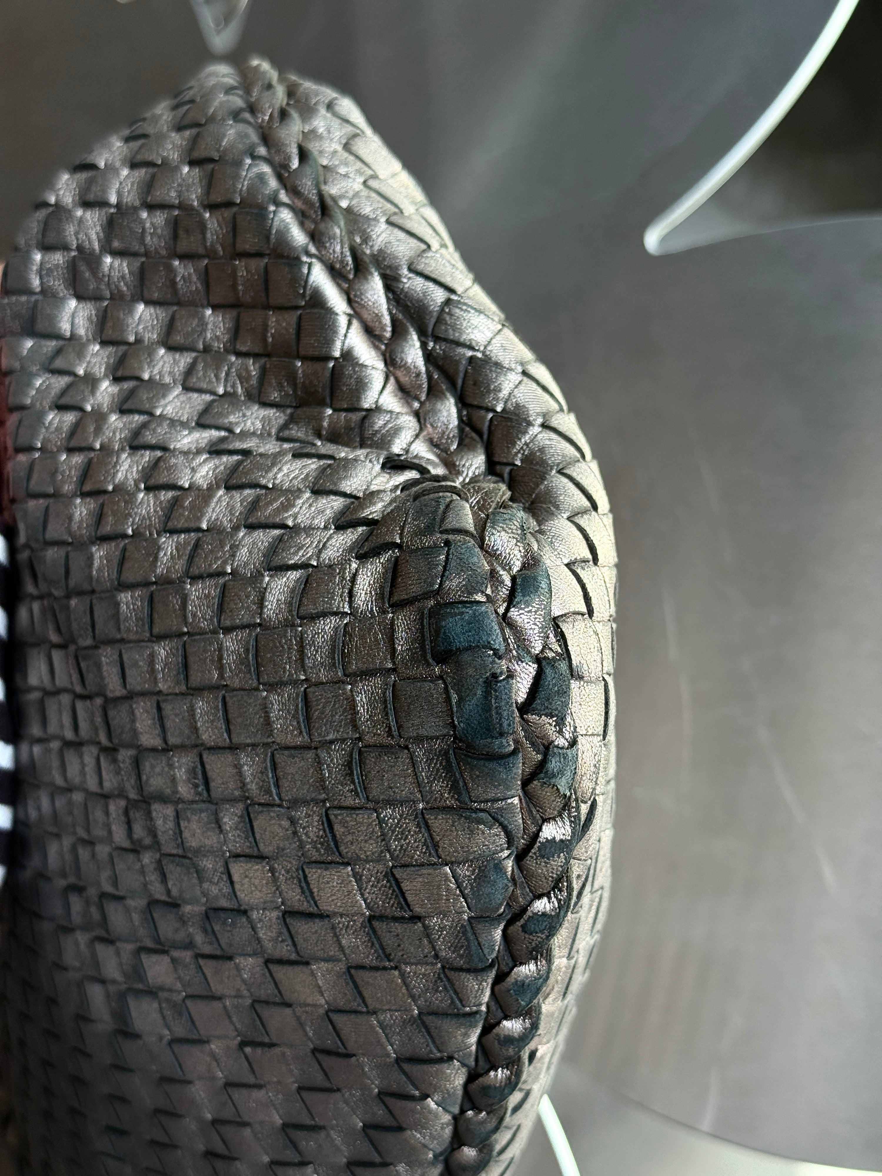 Bottega Veneta Intrecciato Hobo Leather Woven Bag