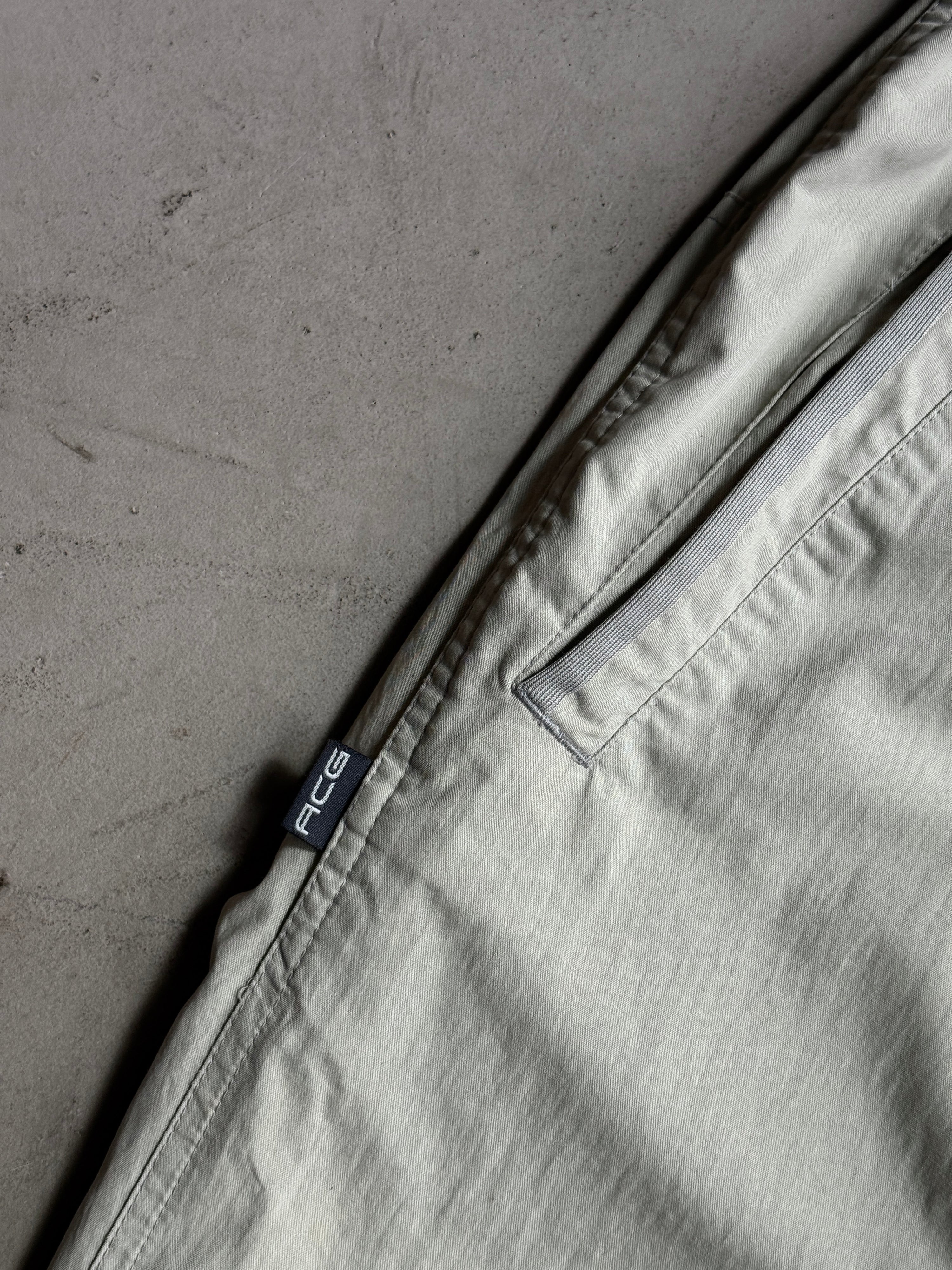 Vintage Nike ACG Lightweight Pants Tan - S