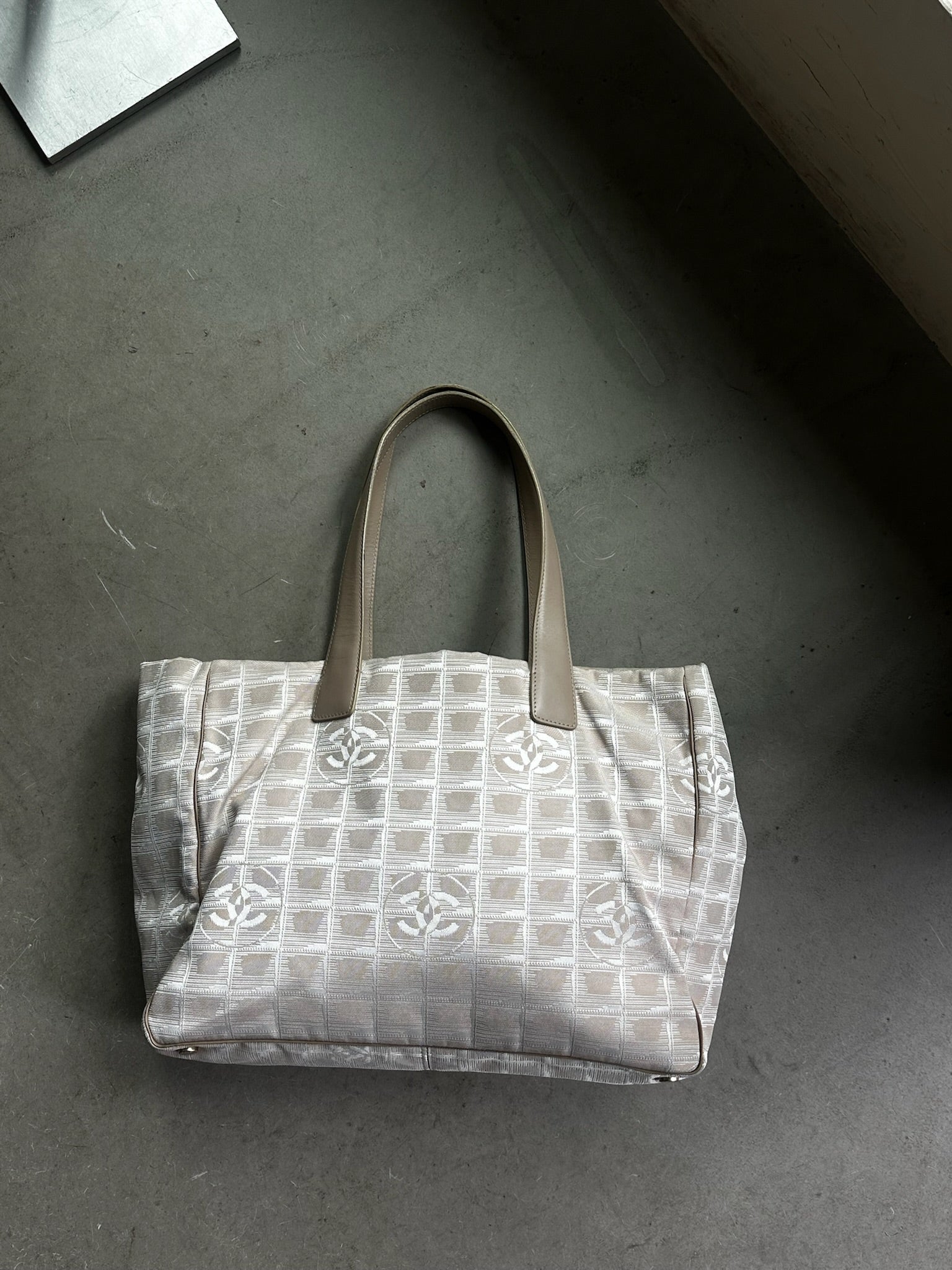 Vintage Chanel “Travel Line” Tote Bag
