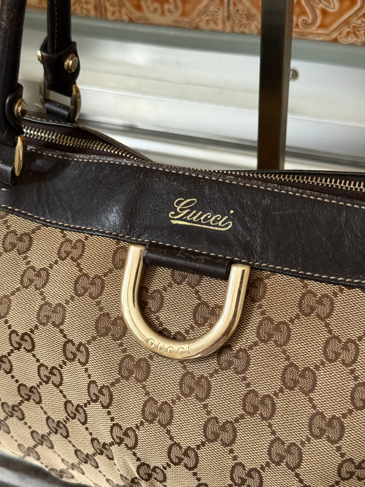 Gucci GG Canvas Abbey D-Ring Tote Bag